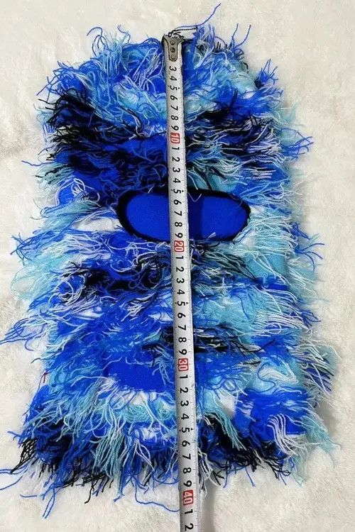 Japanese Brand Distressed Knitted Bennie Caps Full Face Size ONE SIZE - 2 Thumbnail