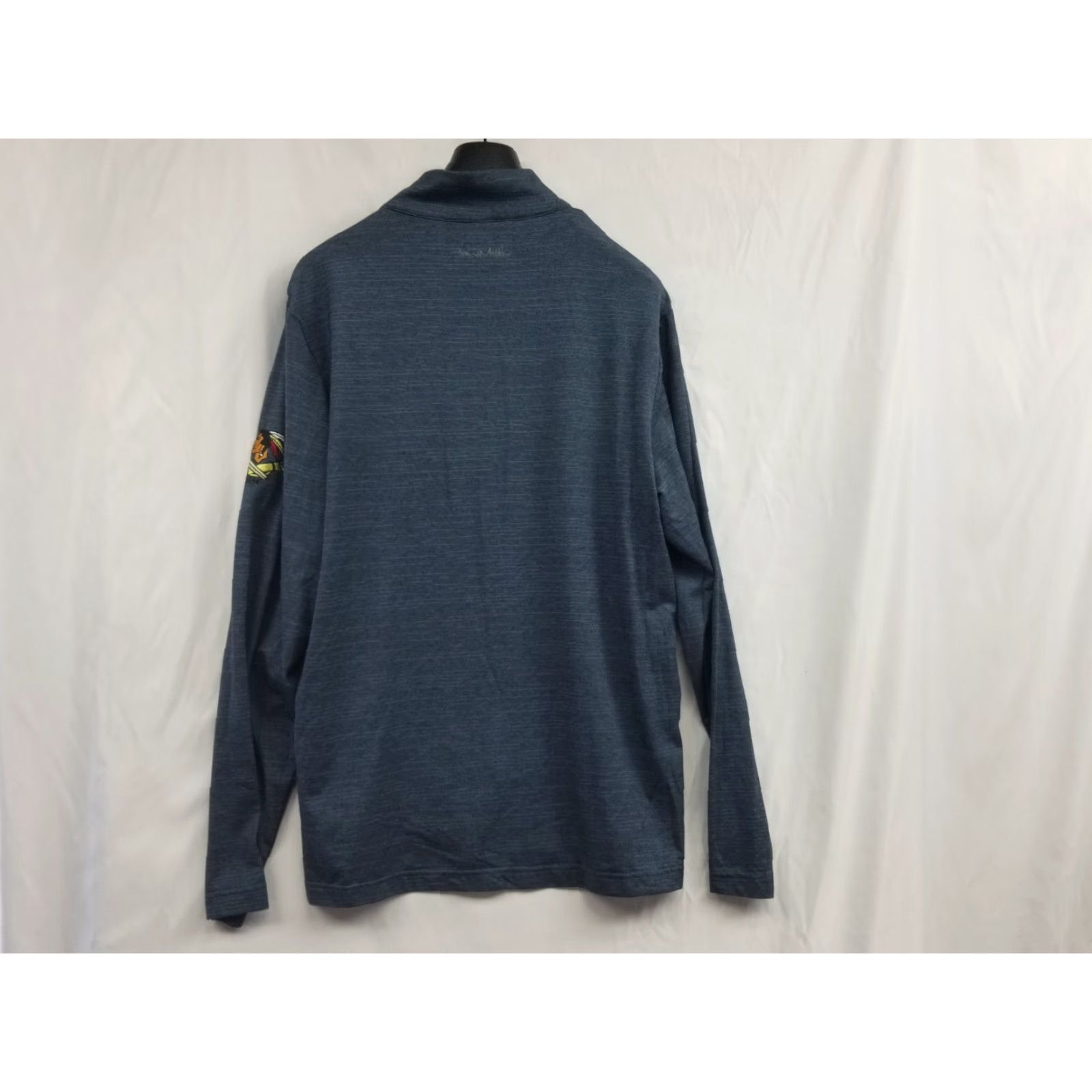 TravisMathew Travis Mathew Shirt Mens Large Blue 1/4 Zip Long Sleeve Golf Mock Neck Size US L / EU 52-54 / 3 - 2 Thumbnail