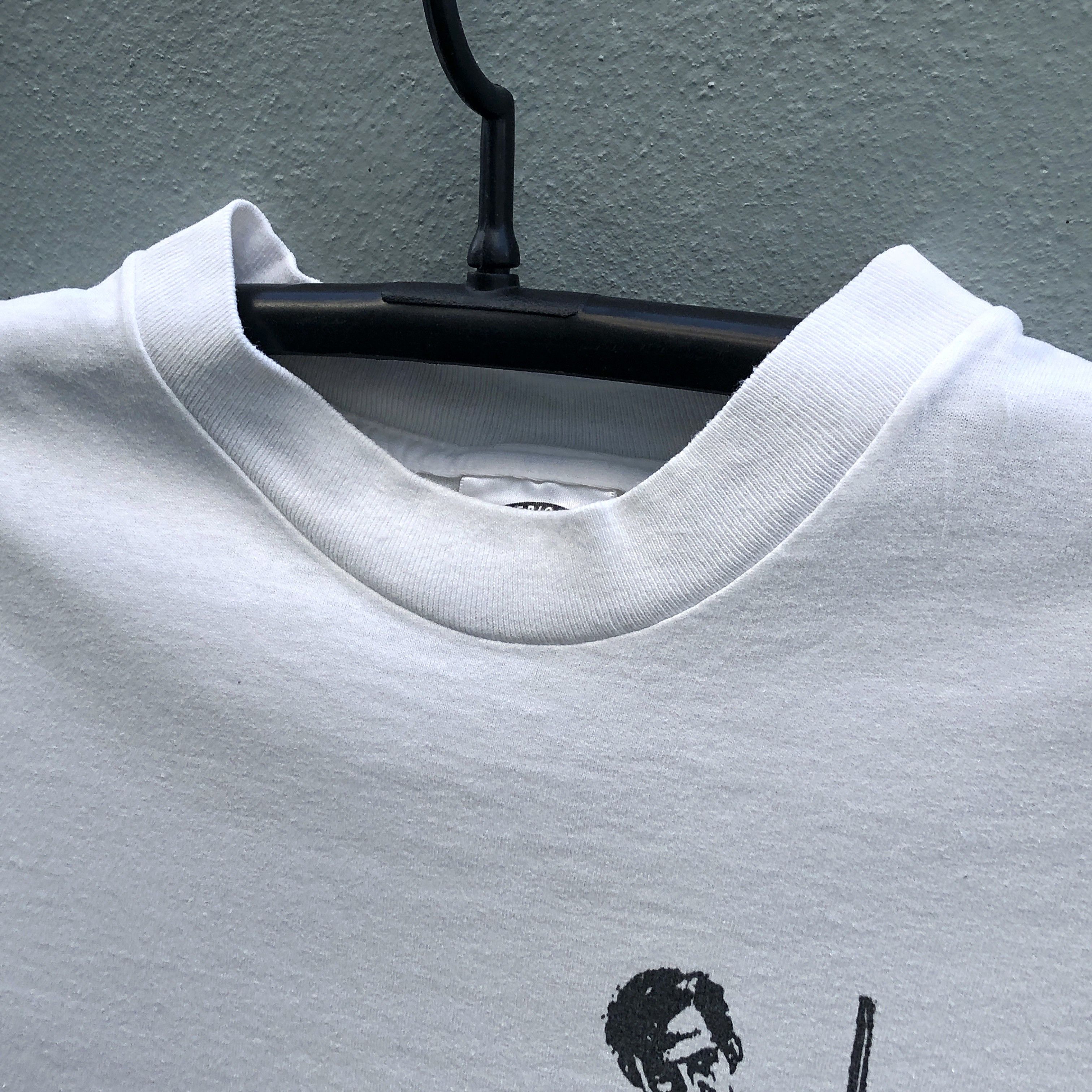 American Apparel 90s Jazz Reflexion White Tee L single stich Size US L / EU 52-54 / 3 - 6 Thumbnail