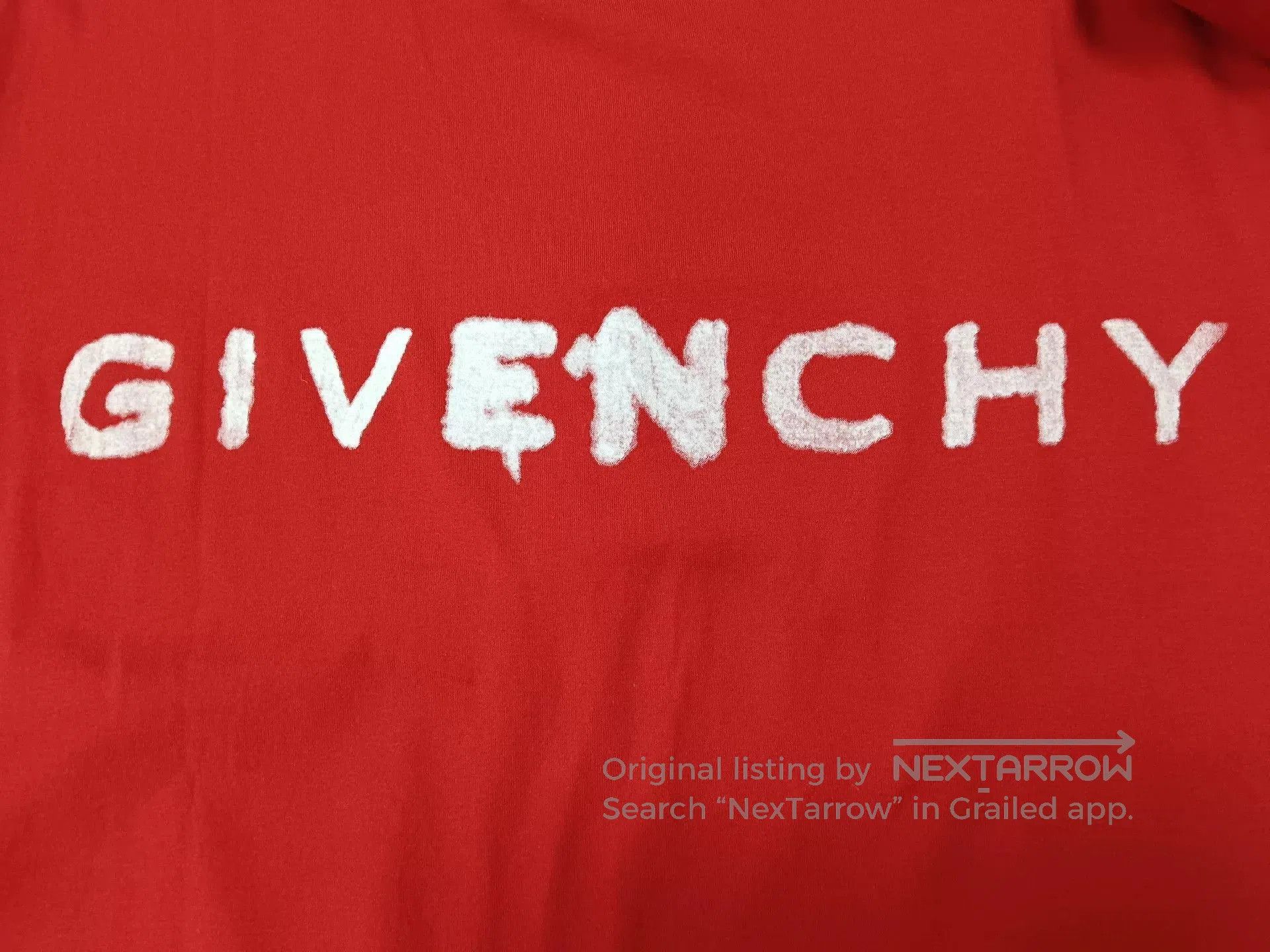 Givenchy givenchy classic logo red short sleeve t. Size US XS / EU 42 / 0 - 3 Thumbnail