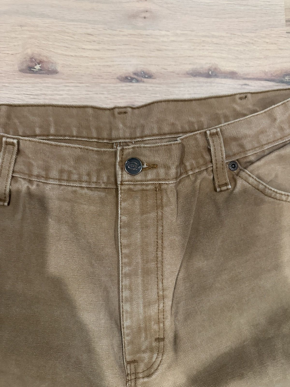 Dickies Vintage Dickies Tan Carpenter Construction Pants 34x30 Size US 34 / EU 50 - 6 Thumbnail
