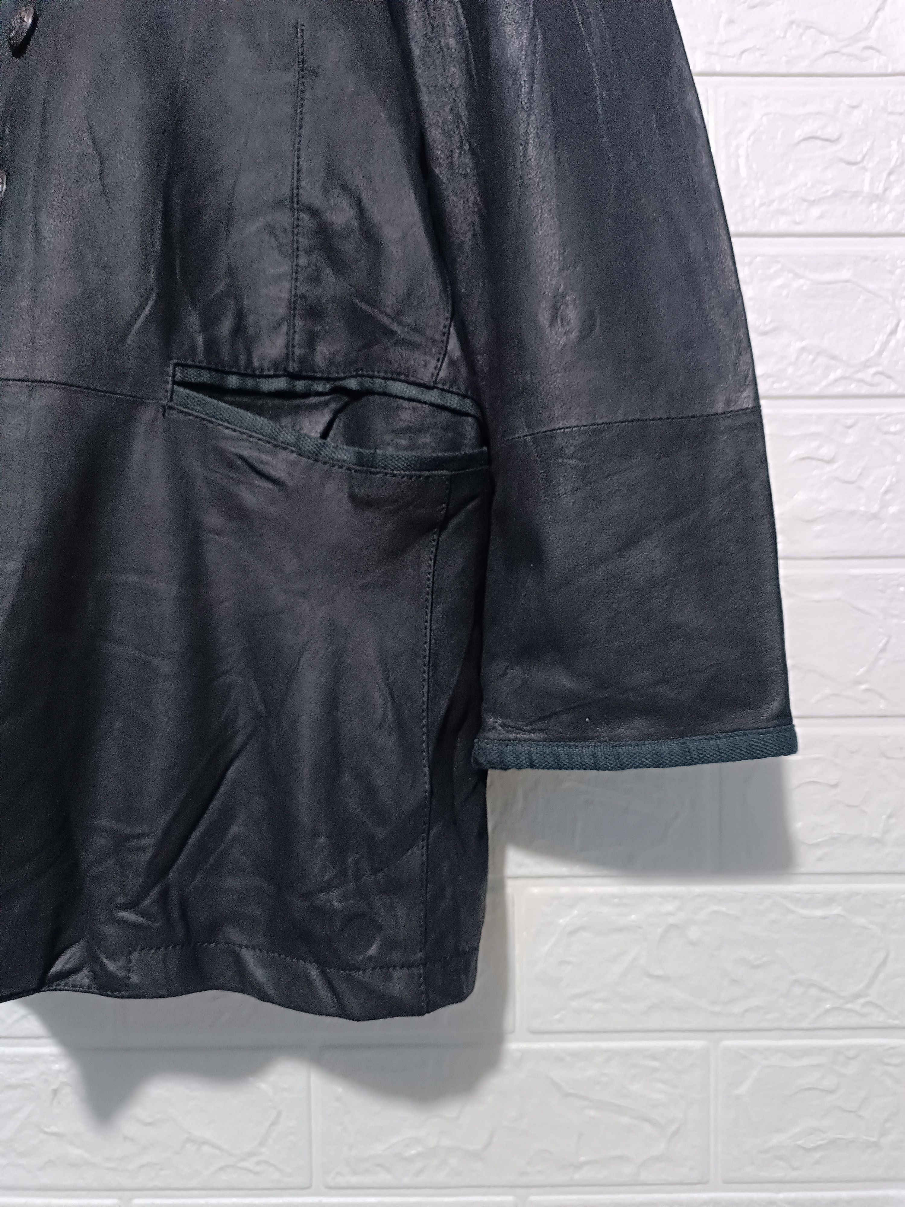 John Varvatos John Varvatos Flocked Varick Leather Jacket Size US M / EU 48-50 / 2 - 3 Thumbnail