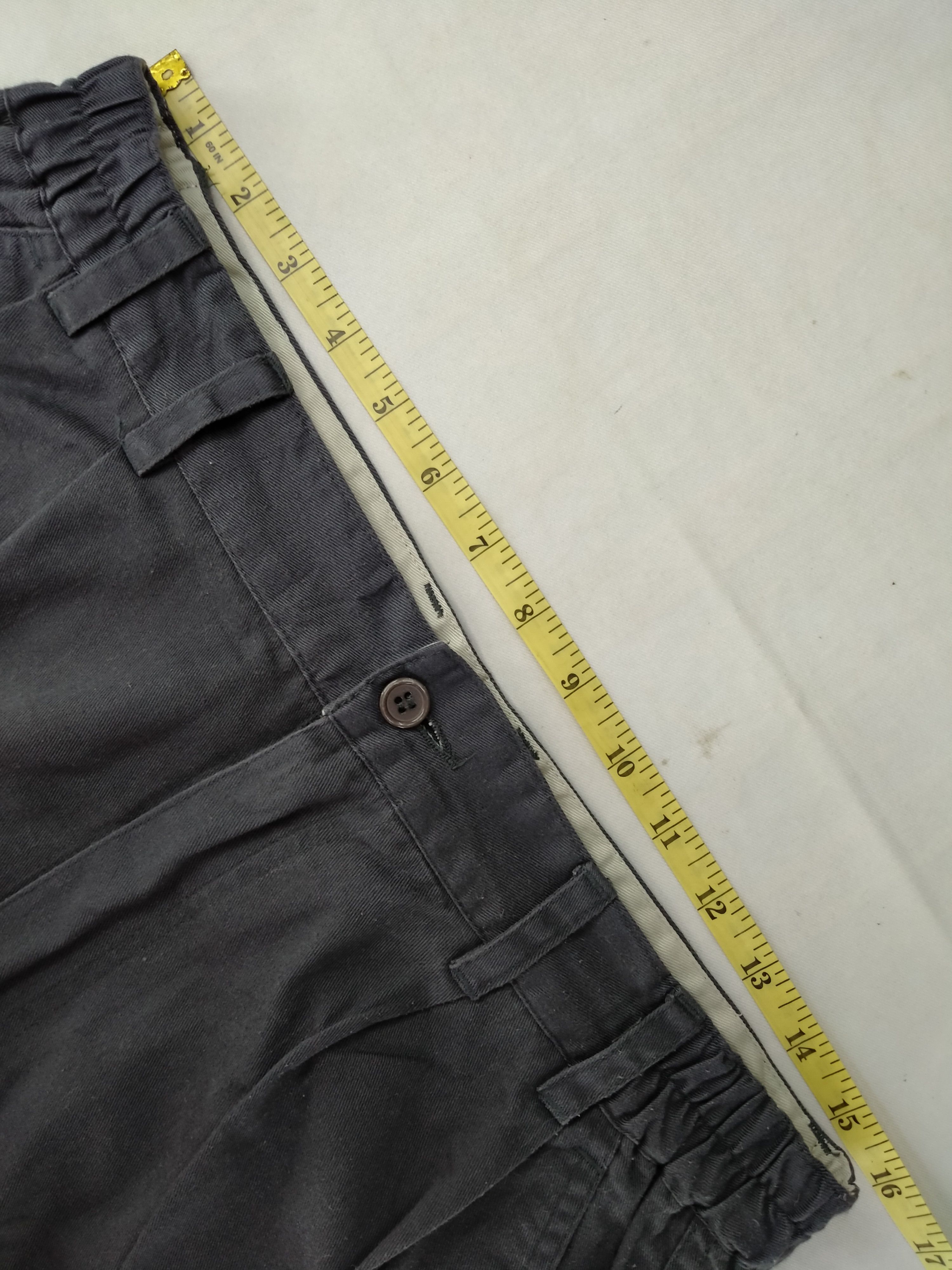 Japanese Brand Elastic/Drawstring Waist Japanese Brand Cargo 31x28.5 -CP121 Size US 31 - 7 Thumbnail