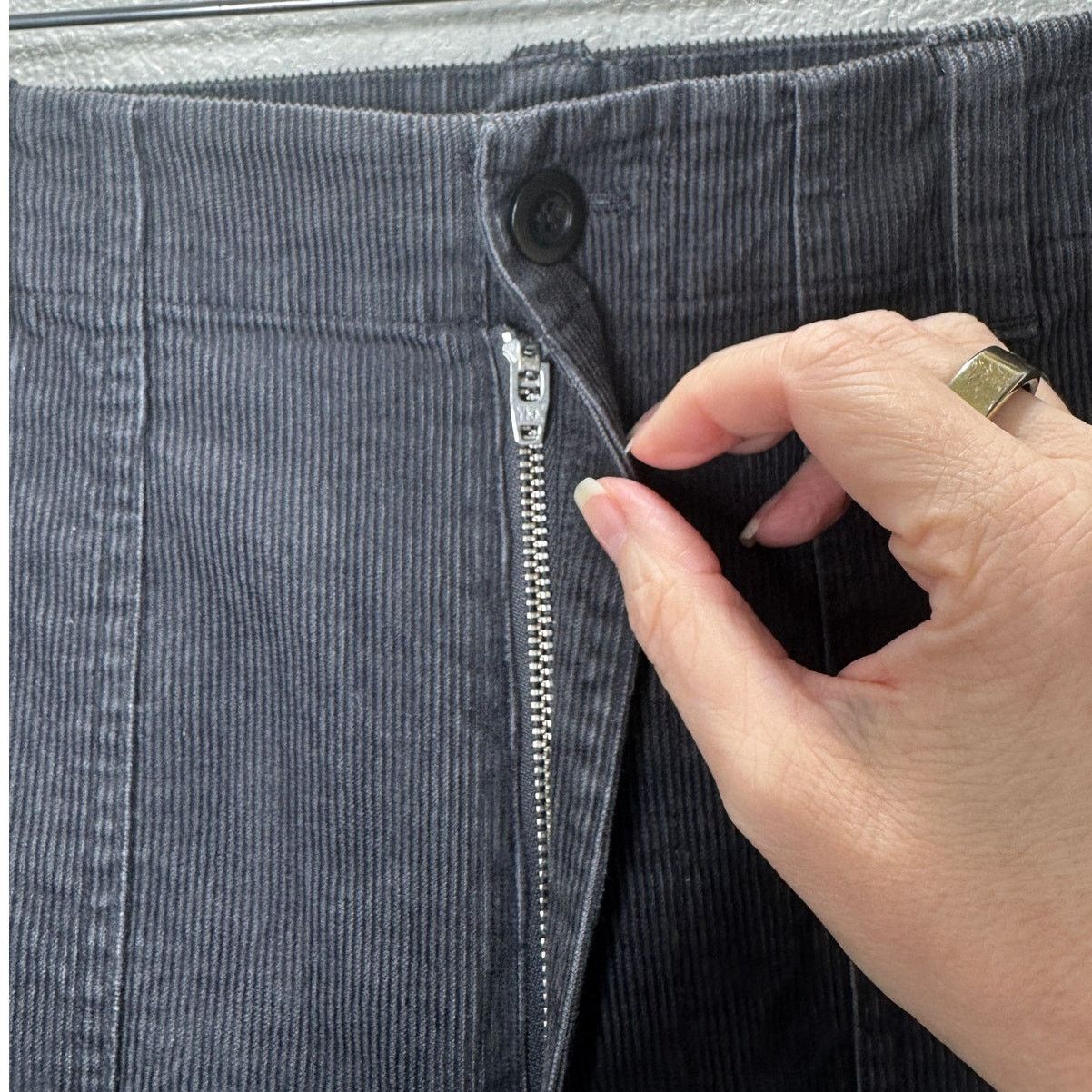 Other Jenni Kayne Gray High Waist Corduroy Ranger Trouser Pants 8 Size 30" / US 8 / IT 44 - 5 Thumbnail
