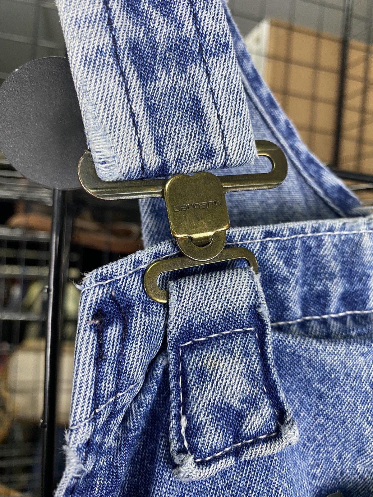 Carhartt × Carhartt Wip × Vintage Vintage Carhartt Distress Jumpsuit Size US 42 / EU 58 - 9 Thumbnail