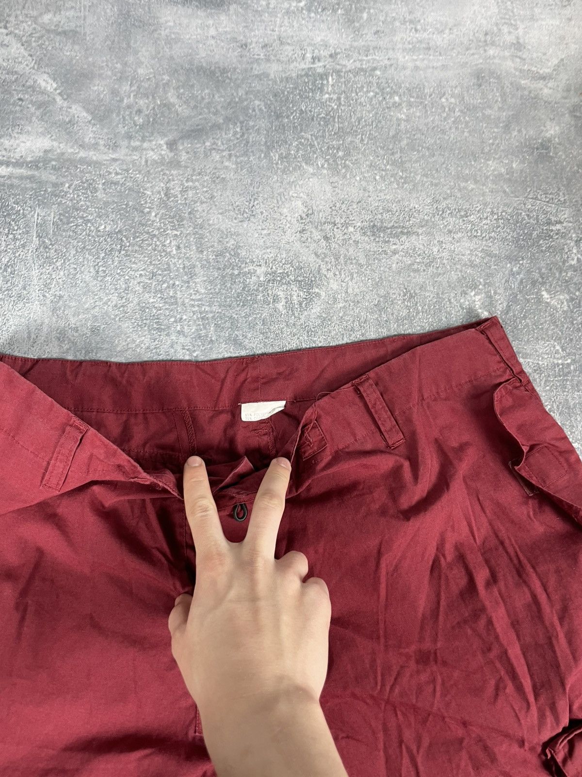 Vintage ❤️🔥 Baggy bondage Y2K cotton pants ❤️🔥 Size US 33 - 6 Thumbnail