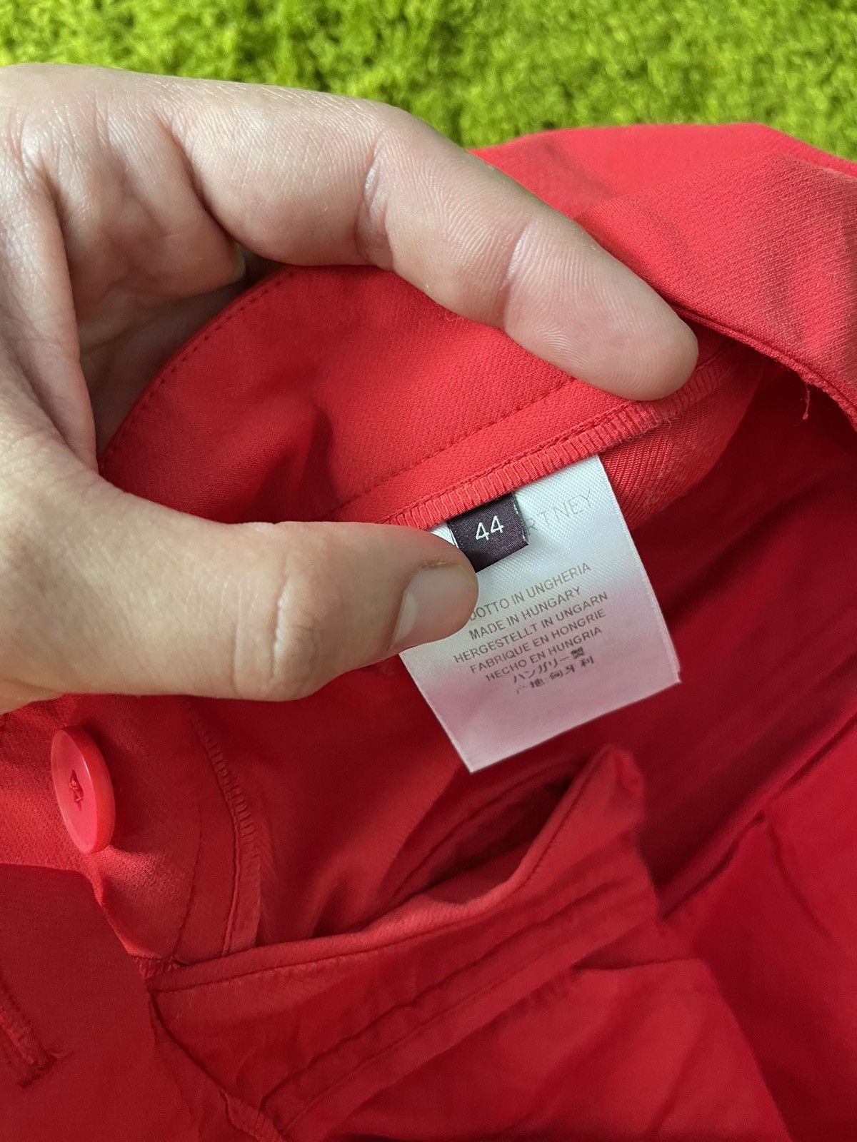 Designer × Stella McCartney Stella McCartney red pants trousers Size 30" / US 8 / IT 44 - 7 Thumbnail