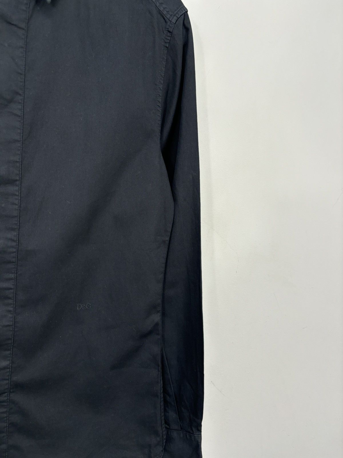 Dolce & Gabbana Vintage Dolce & Gabbana Men’s Black Luxury Button Up Shirt Size US S / EU 44-46 / 1 - 4 Thumbnail