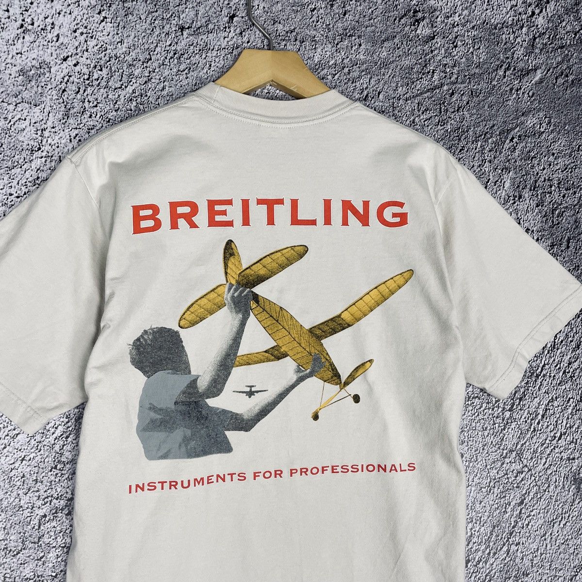 Jerzees × Vintage Vintage Breitling Jerzees 100 Years Of Flight Tee Size US M / EU 48-50 / 2 - 10 Thumbnail