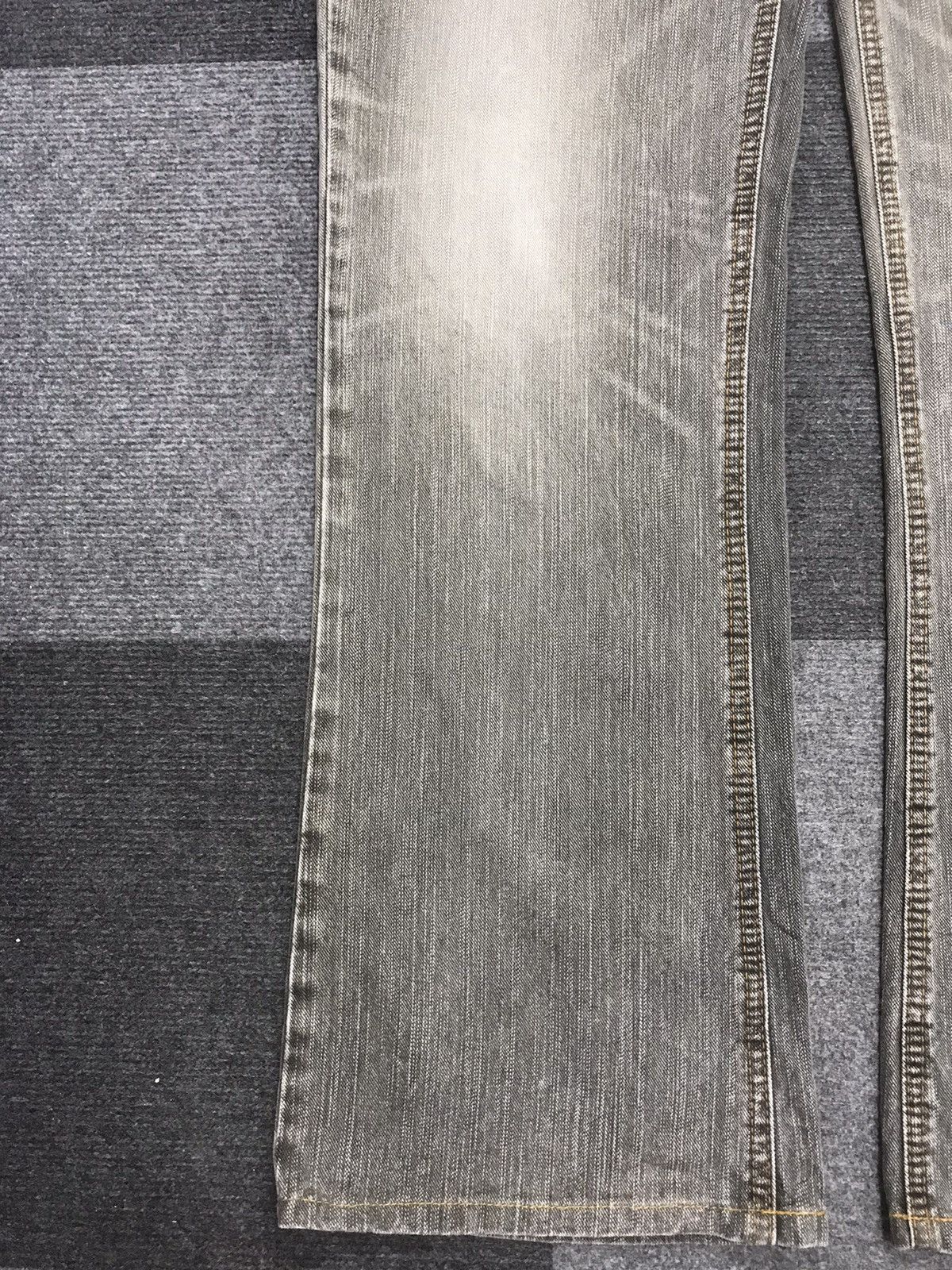 Edwin 💥FLARE💥EDWIN NAVAJO BLACK WASH SICK FADES WIDE DENIM F251 Size US 36 / EU 52 - 8 Thumbnail