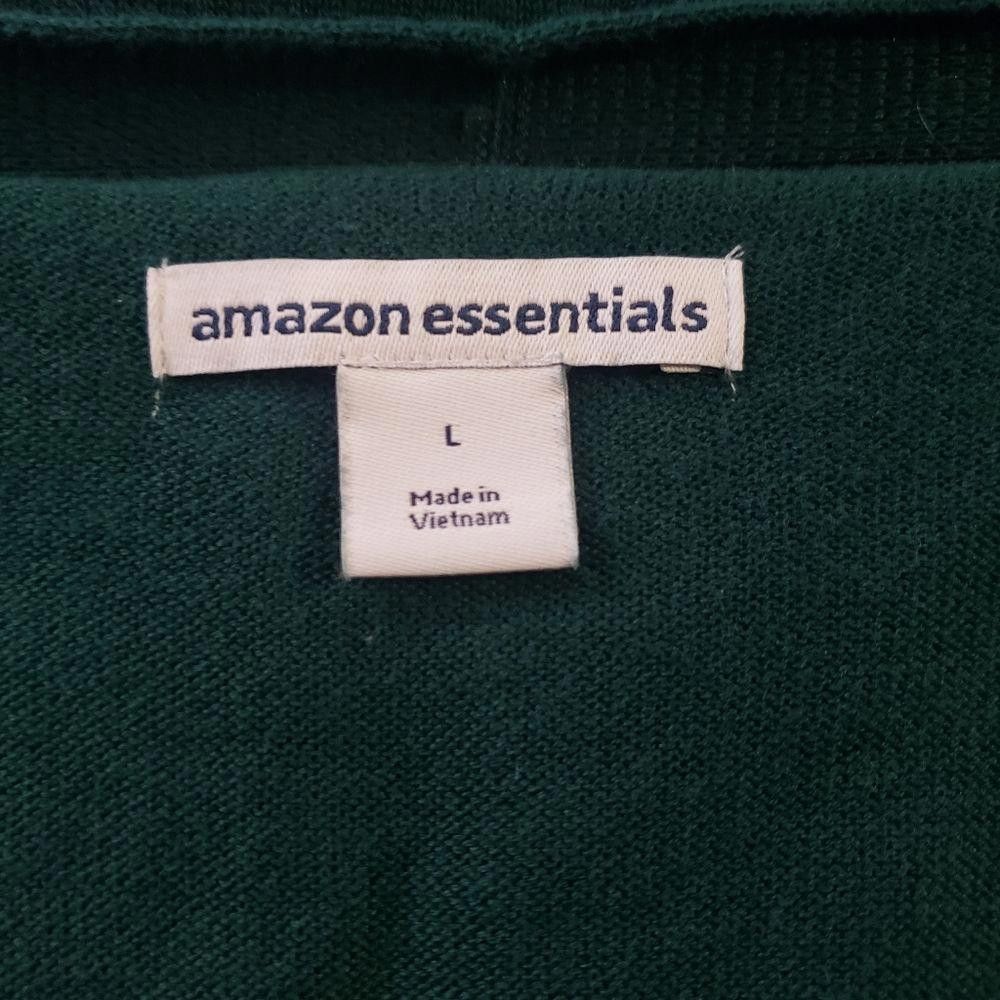 Designer C1300a Amazon Basics Ladies Open Green Cardigan Size L / US 10 / IT 46 - 6 Thumbnail