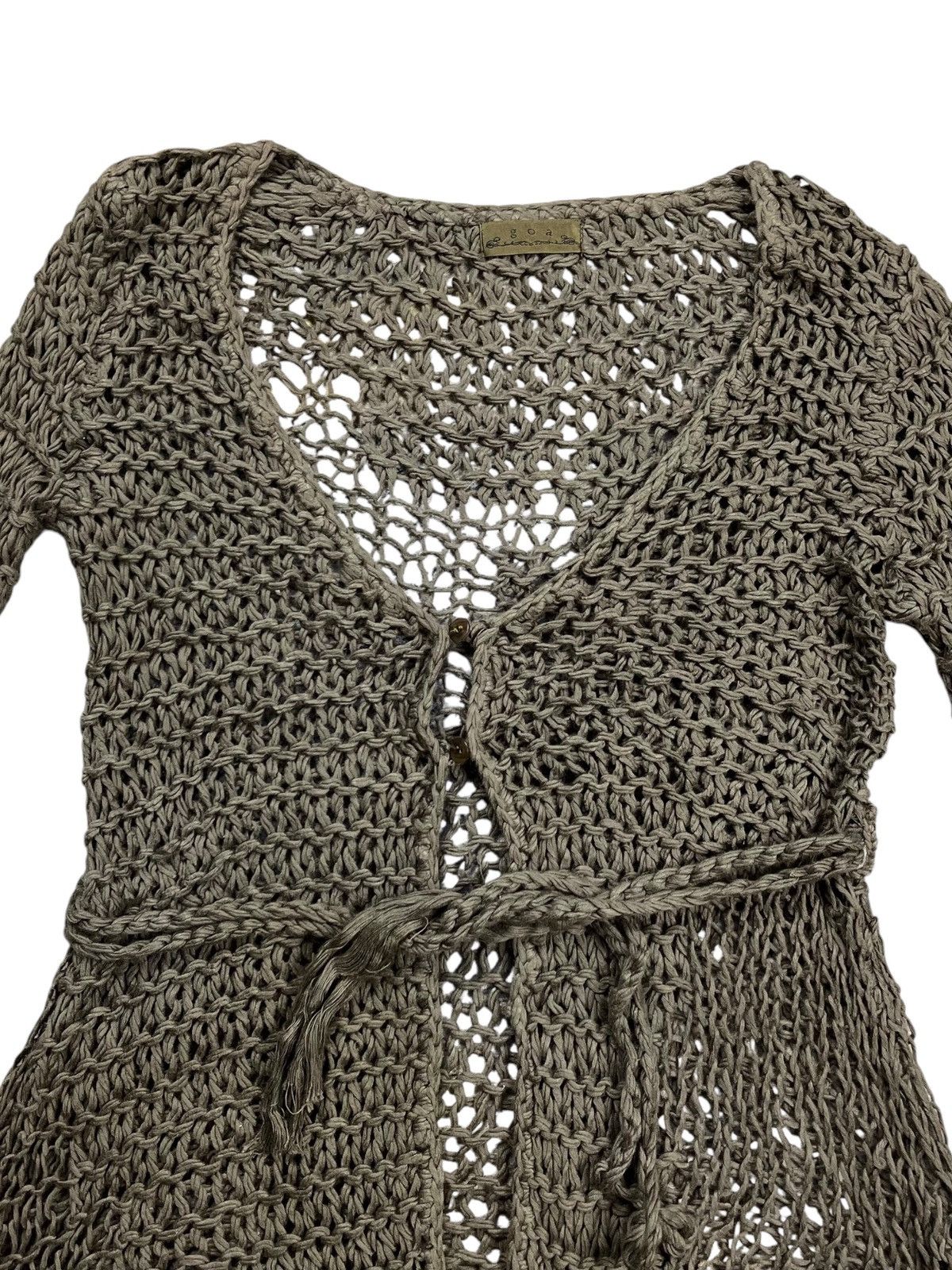 If Six Was Nine 2000s GOA - Knitted Fish Net Top Size US M / EU 48-50 / 2 - 13 Thumbnail