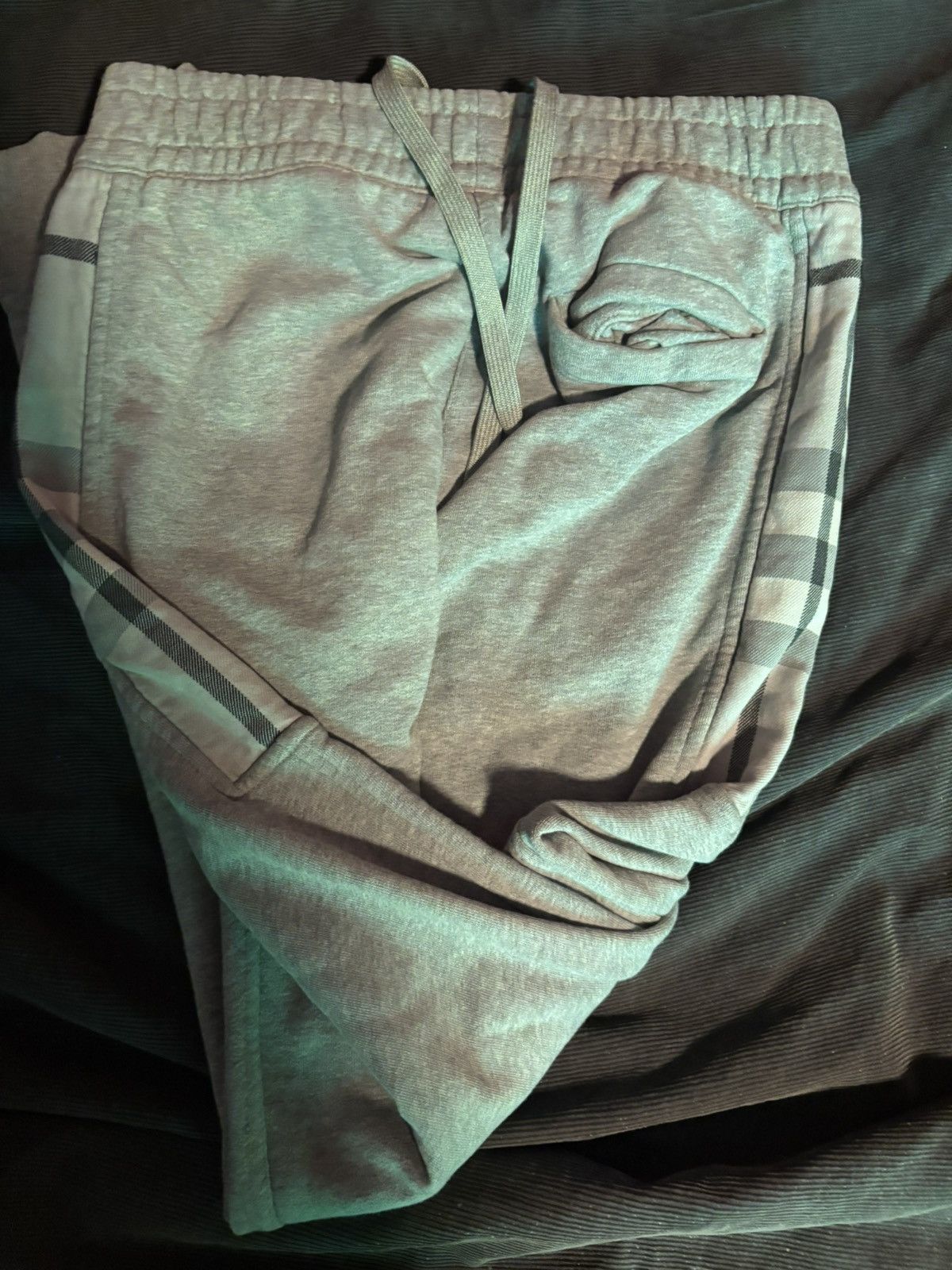 Burberry Grey Burberry check pants Size US 32 / EU 48 - 3 Thumbnail