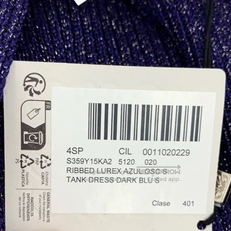 Other Loewe Deep blue logo embroidered side-slit round neck slee Size S / US 4 / IT 40 - 9 Thumbnail