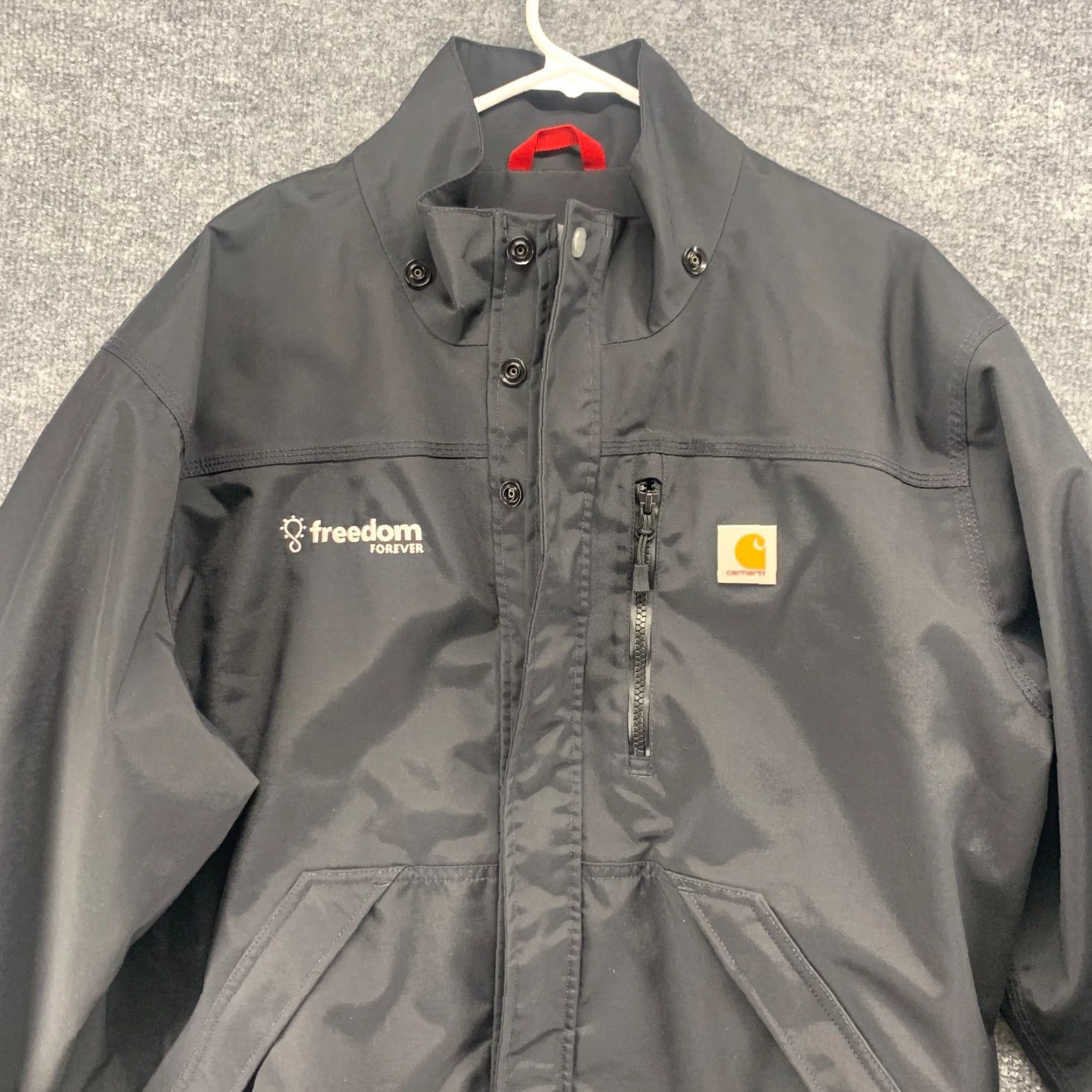 Carhartt Carhartt Jacket Mens Large Regular Black Button Up Lined Windbreaker Raincoat Size US L / EU 52-54 / 3 - 3 Thumbnail