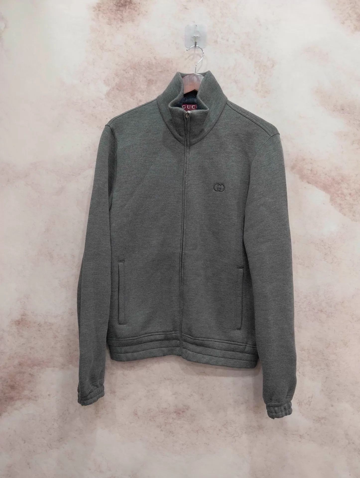 Gucci GUCCI DK Jacquard Zip Stand Collar Jacket M 95 New Size US M / EU 48-50 / 2 - 1 Thumbnail