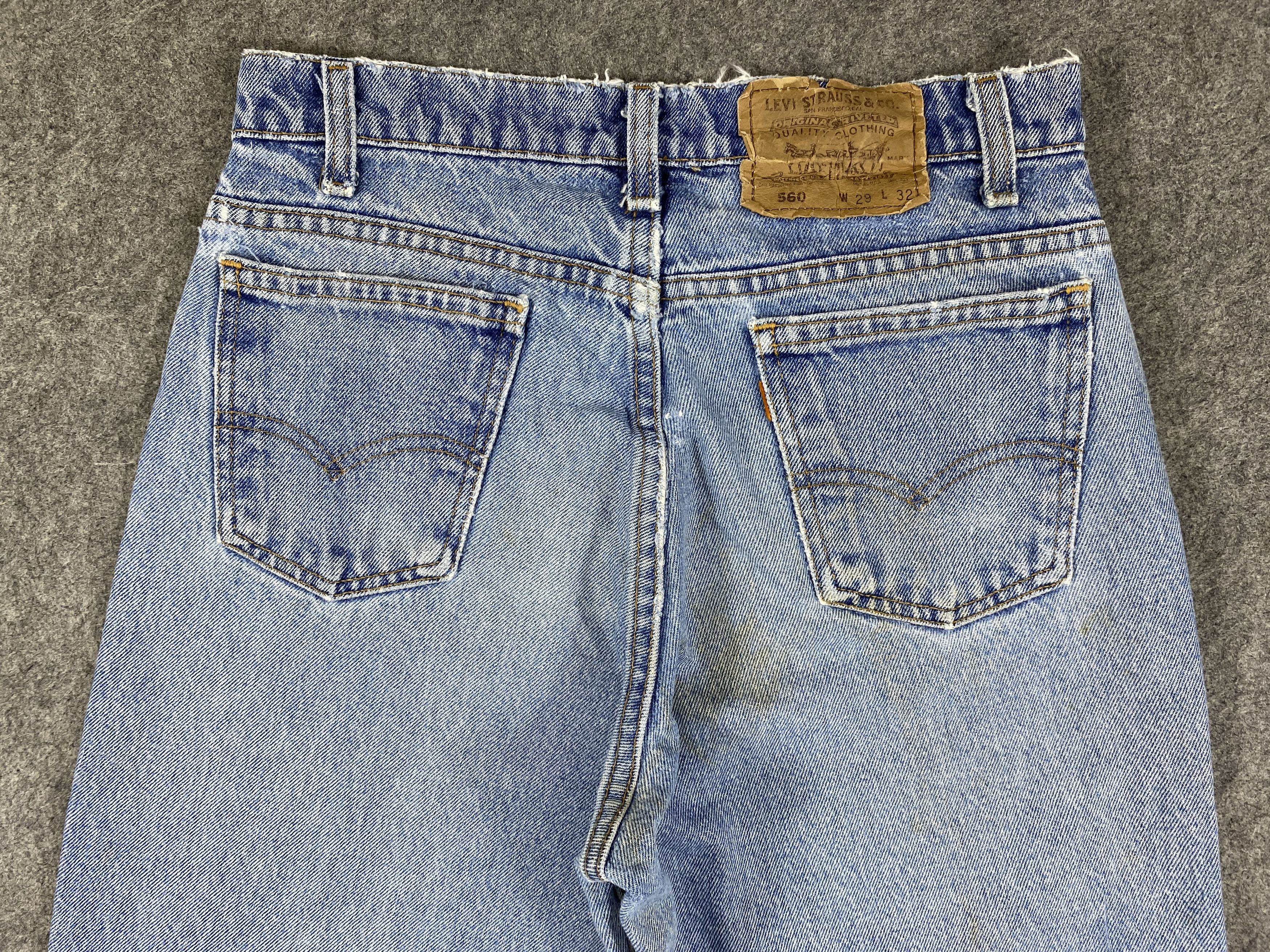Levi's Blue Vintage Levi's 560 Jeans 28x31 Denim -JN2181 Size US 28 / EU 44 - 5 Thumbnail