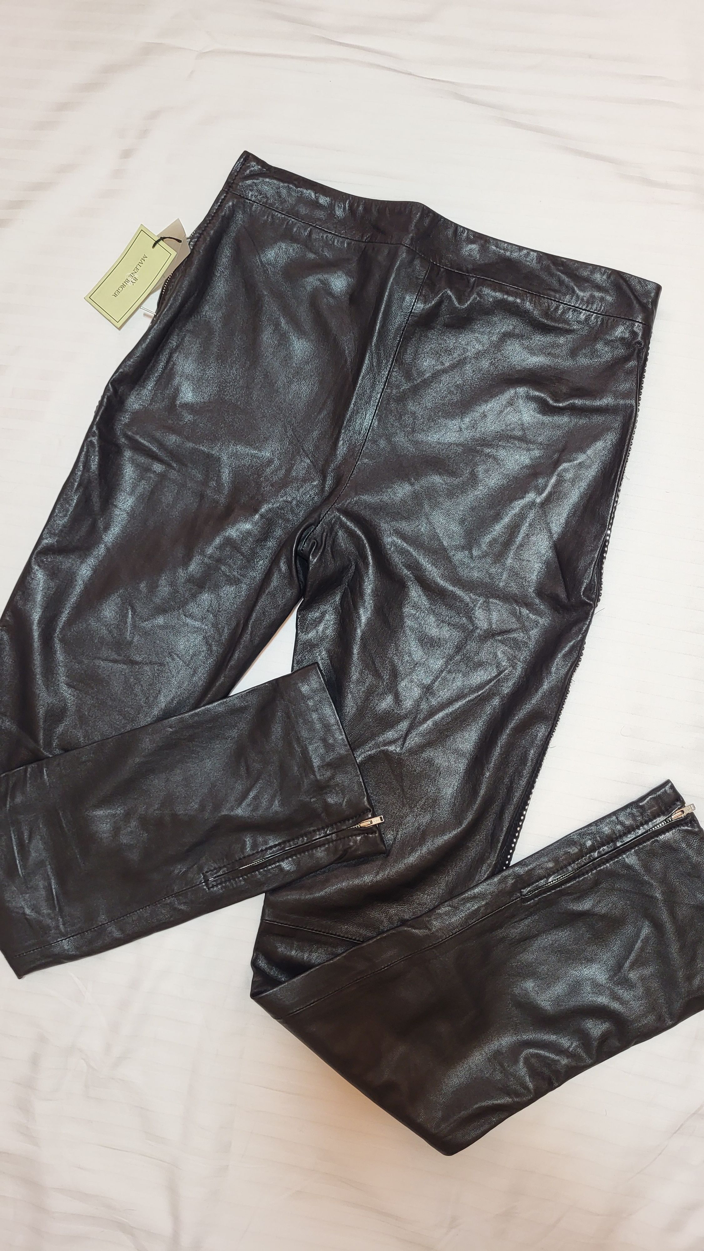 By Malene Birger 100% lamb leather pants BY Malene Birger q29950019 Zula r.42 Size 32" / US 10 / IT 46 - 7 Thumbnail