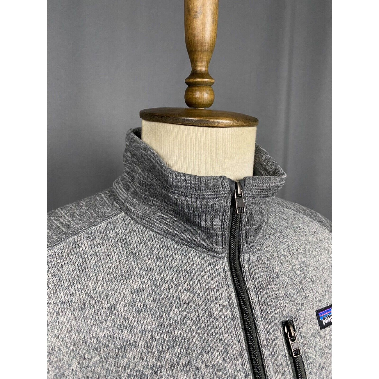 Patagonia MINT! Patagonia Men's Gray Zip Fleeced Sweater Size XL Size US XL / EU 56 / 4 - 5 Thumbnail