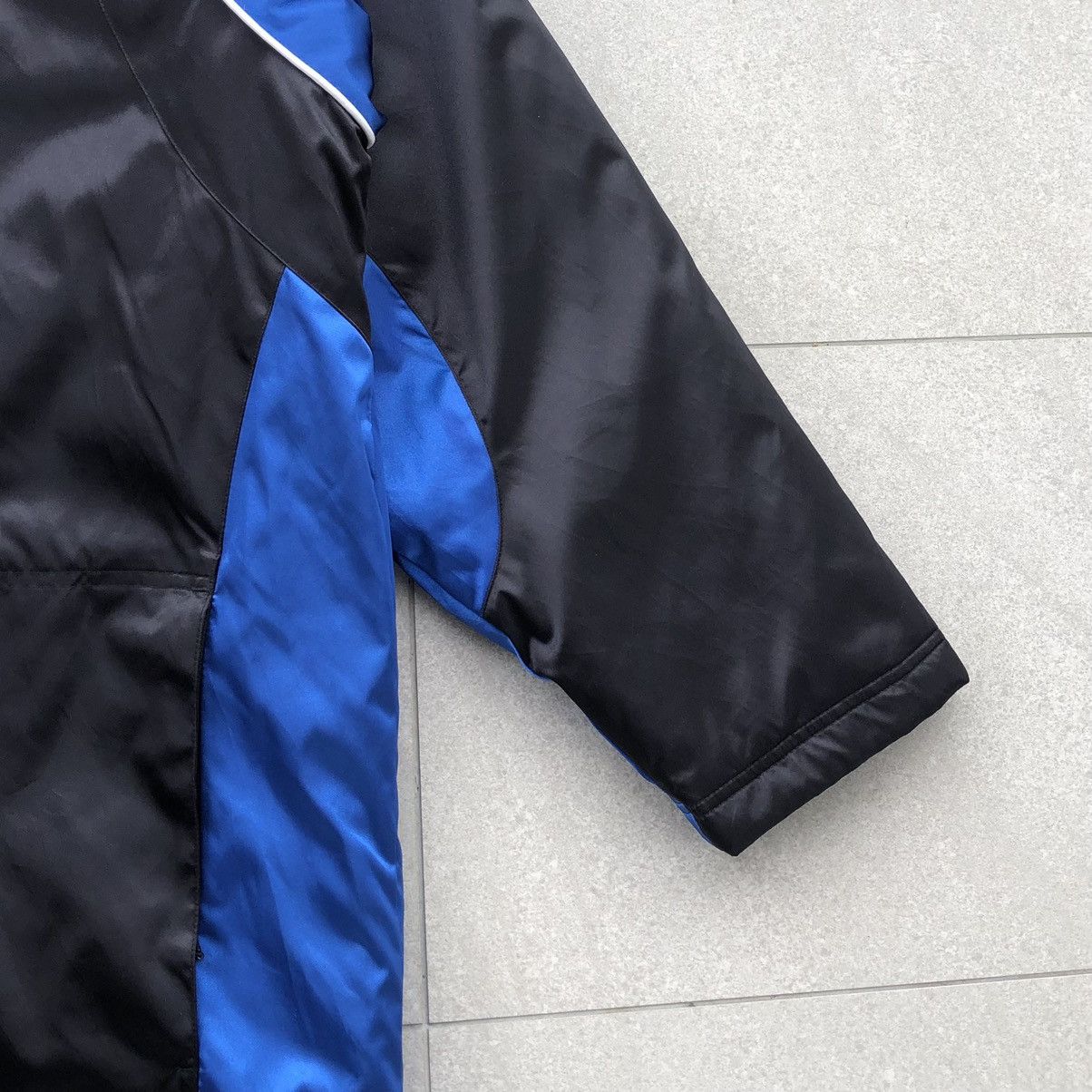 Nike Vintage 90s Nike TEAM Lined Fleece Long Jacket Size US L / EU 52-54 / 3 - 17 Thumbnail
