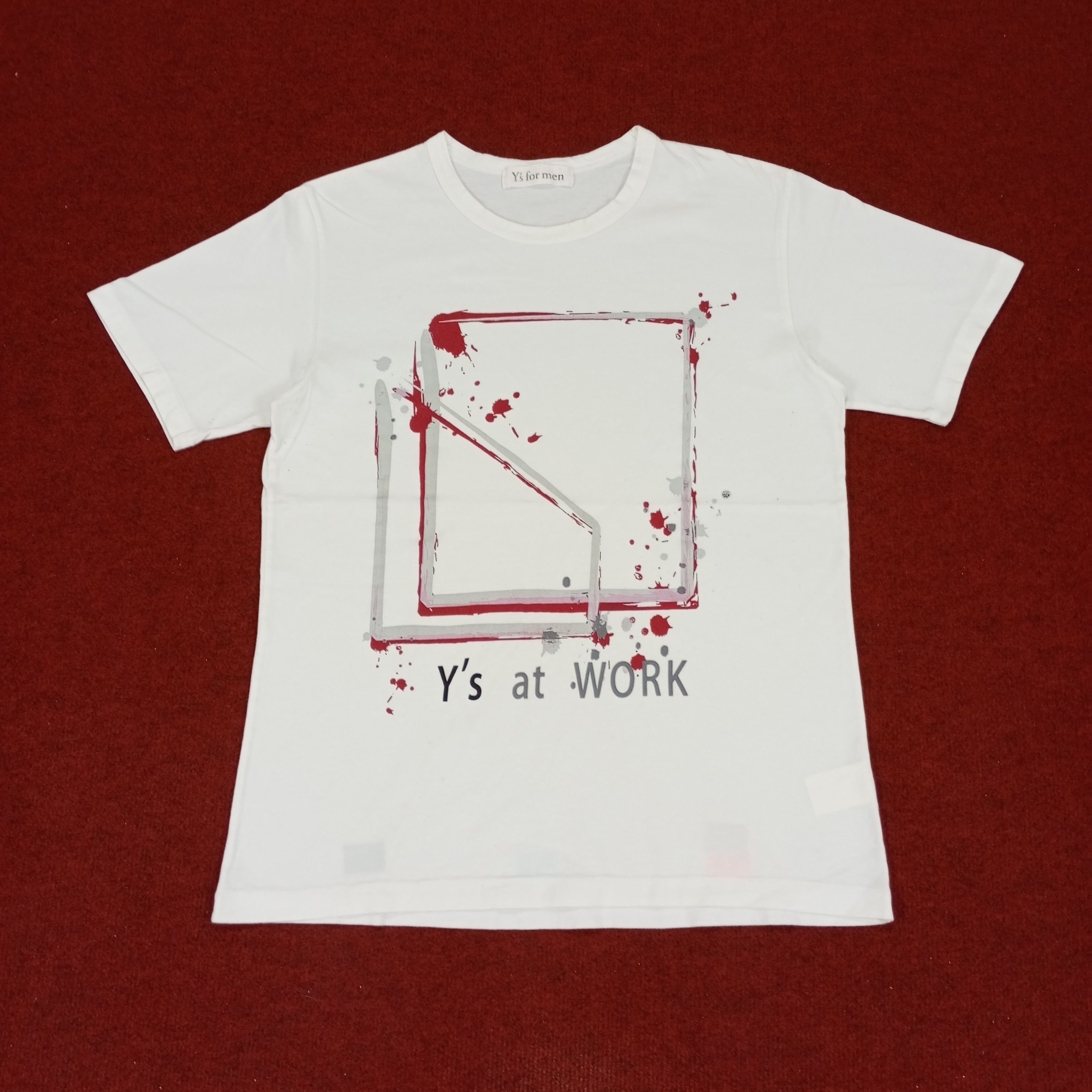 Y's For Men Yohji Yamamoto Japanese Designer Brand Tshirt