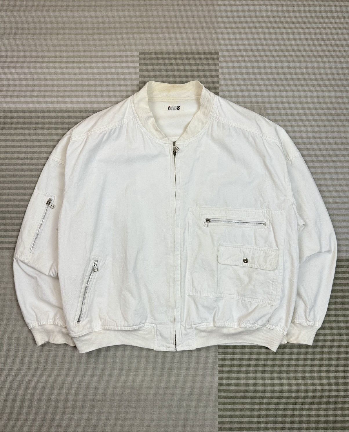 Issey Miyake ISSEY MIYAKE Vintage 80s Bomber Jacket Size US L / EU 52-54 / 3 - 2 Thumbnail