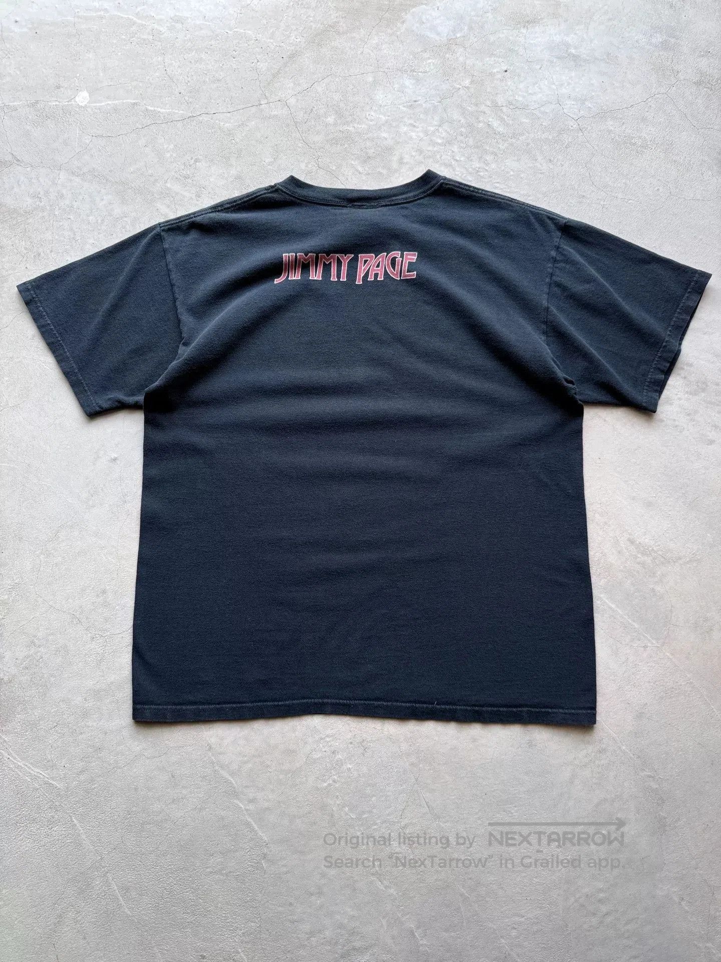 Vintage Vintage Led Zeppelin Jimmy Page Tee. Size US L / EU 52-54 / 3 - 7 Thumbnail