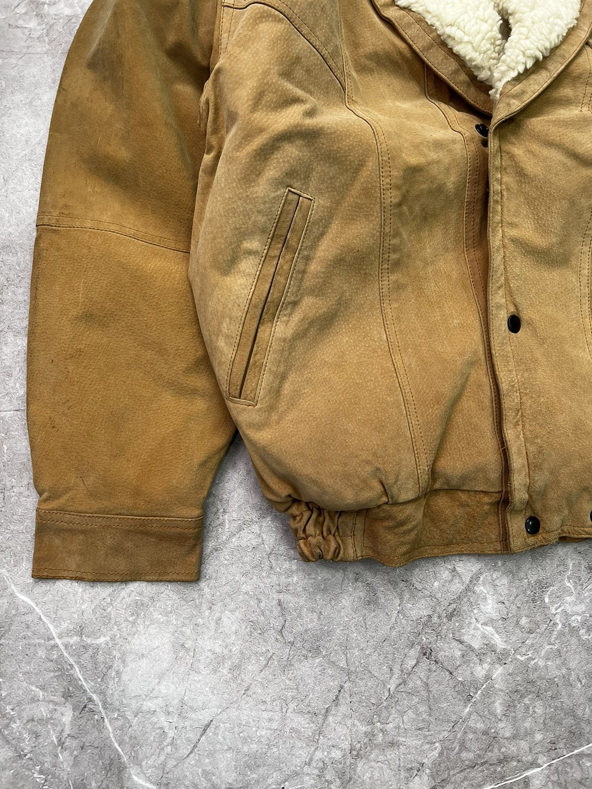 Leather × Vintage Vintage Suede Fringe Cowboy Western Leather Jacket Hype Rare Size US M / EU 48-50 / 2 - 3 Thumbnail