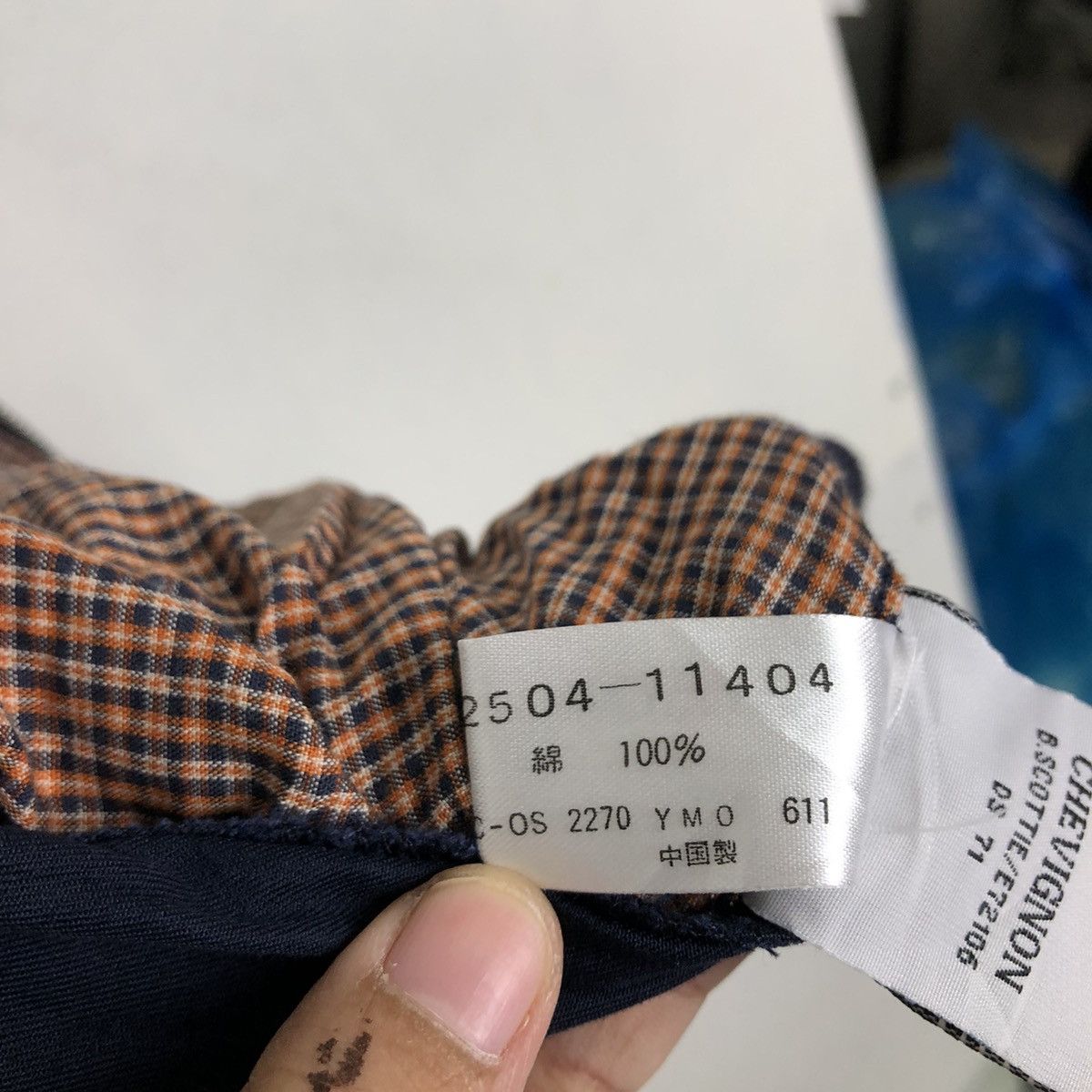 Issey Miyake VINTAGE BOMBER JACKET CHEVIGNON ISSEY MIYAKE TARTAN LINING Size US L / EU 52-54 / 3 - 14 Thumbnail