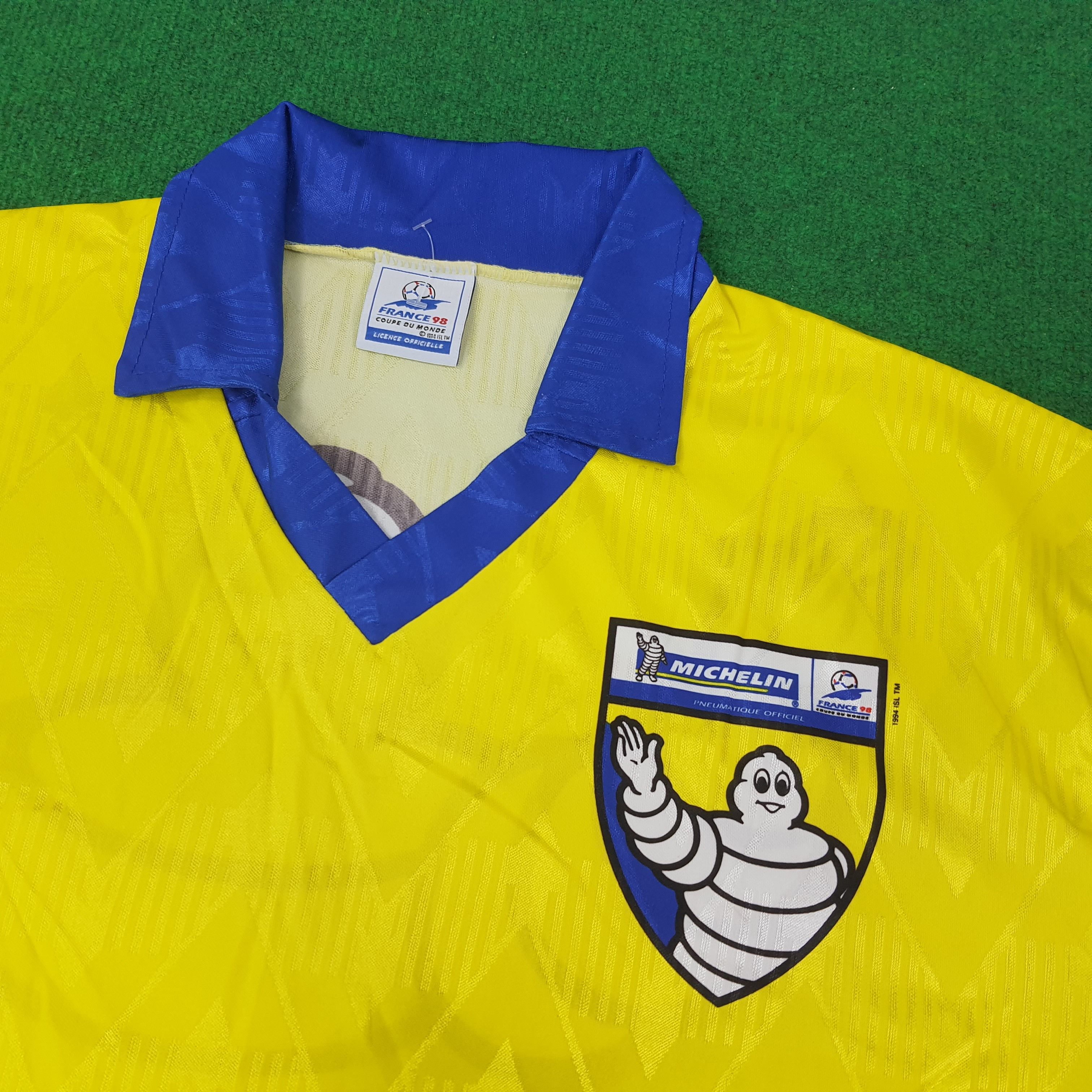 Vintage Vintage Michelin France Coupe Du Monde 1994 Jersey C259N27 Size US L / EU 52-54 / 3 - 4 Thumbnail