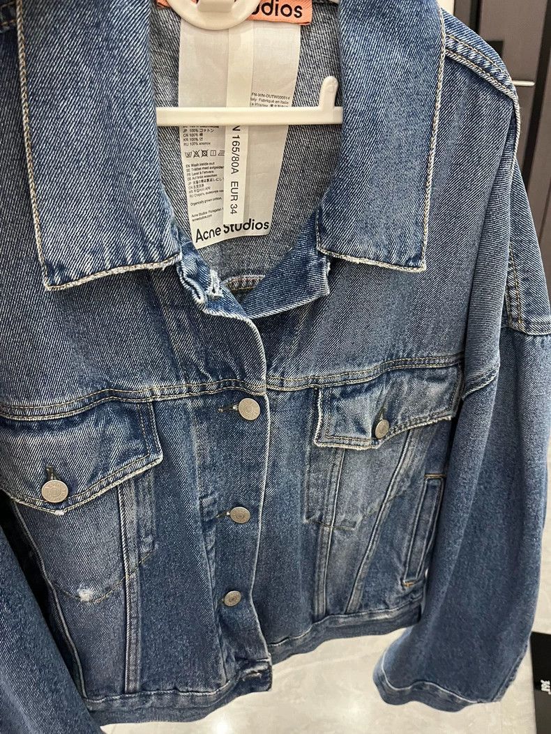 Acne Studios acne studios size:34 Retro loose denim jacket Size XXS / US 00 / IT 34 - 1 Thumbnail