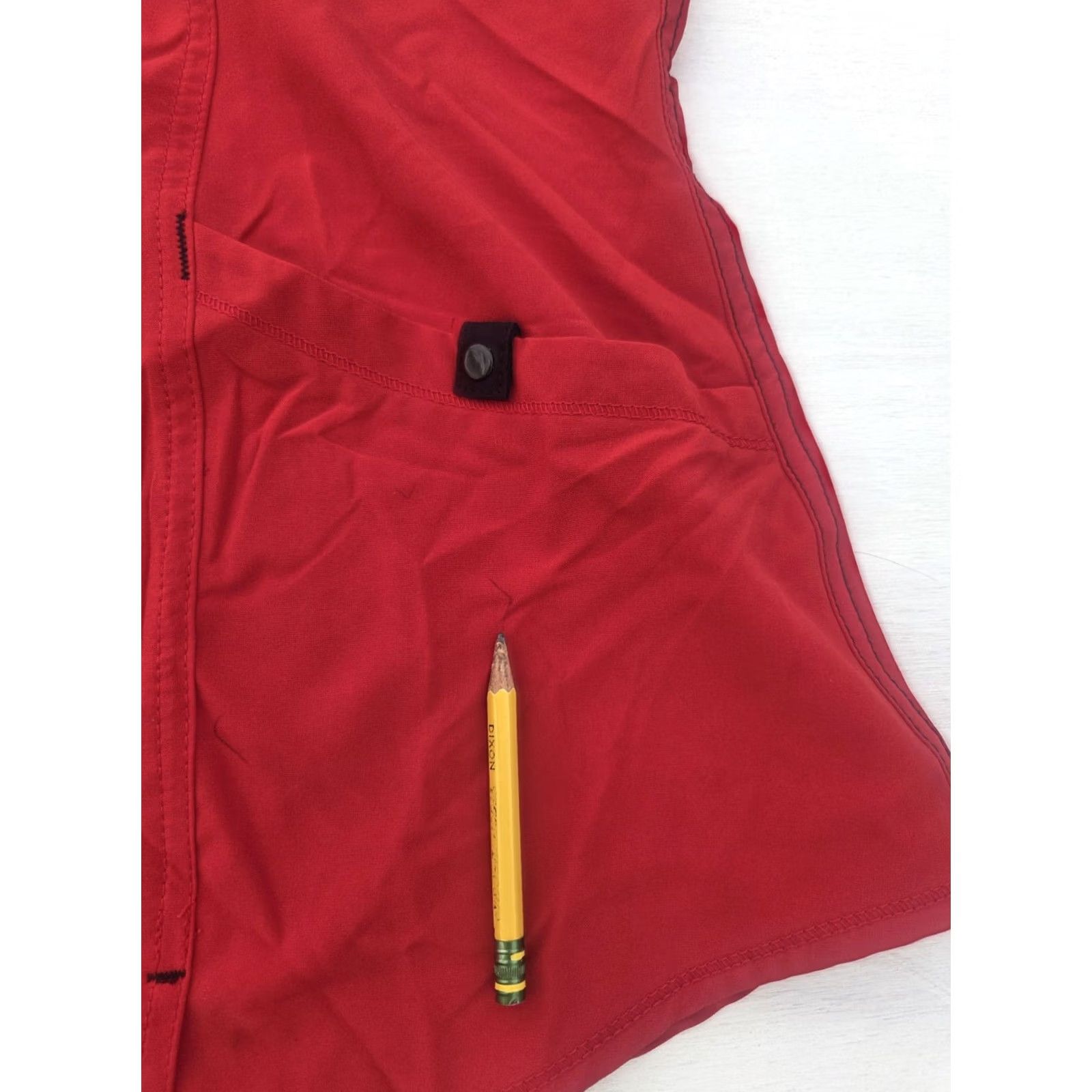 Vintage Scrubstar Scrub Top Womens 2XL Red V-neck Short Sleeve Medical Nurse Work Shirt Size XXL / US 16-18 / IT 52-54 - 5 Thumbnail