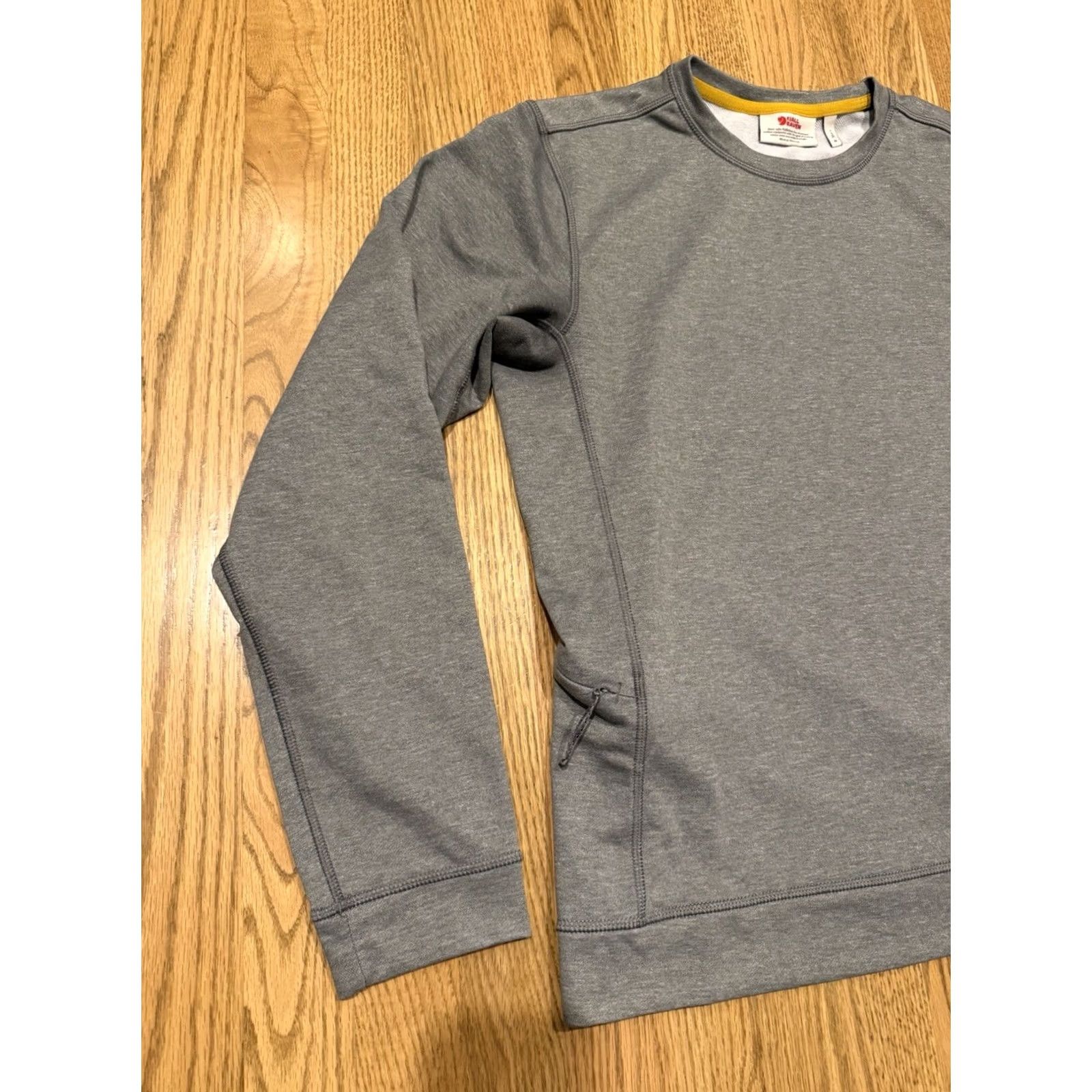 Vintage Fjallraven High Coast Lite Sweater Mens Med Grey Long Sleeve Outdoor Zip Pocket Size US M / EU 48-50 / 2 - 4 Thumbnail