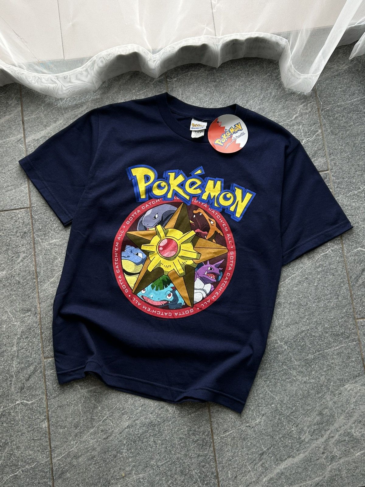 New Vintage tee shirt 1999 pokemon rare y2k nintendo