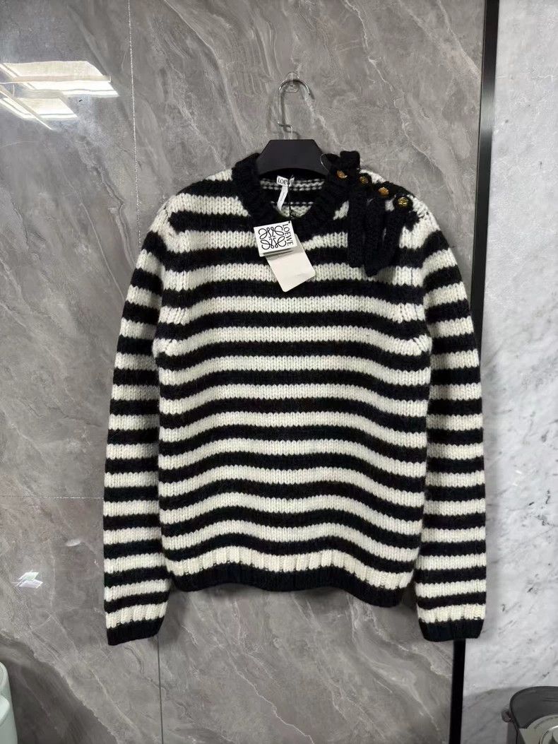 Loewe LOEWE Striped wool sweater Size M / US 6-8 / IT 42-44 - 1 Thumbnail
