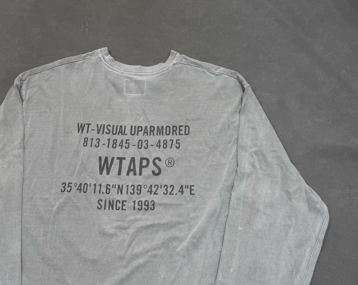 Wtaps WTAPS Washed Vintage Long Sleeve T-shirt J16 Size US S / EU 44-46 / 1 - 4 Thumbnail