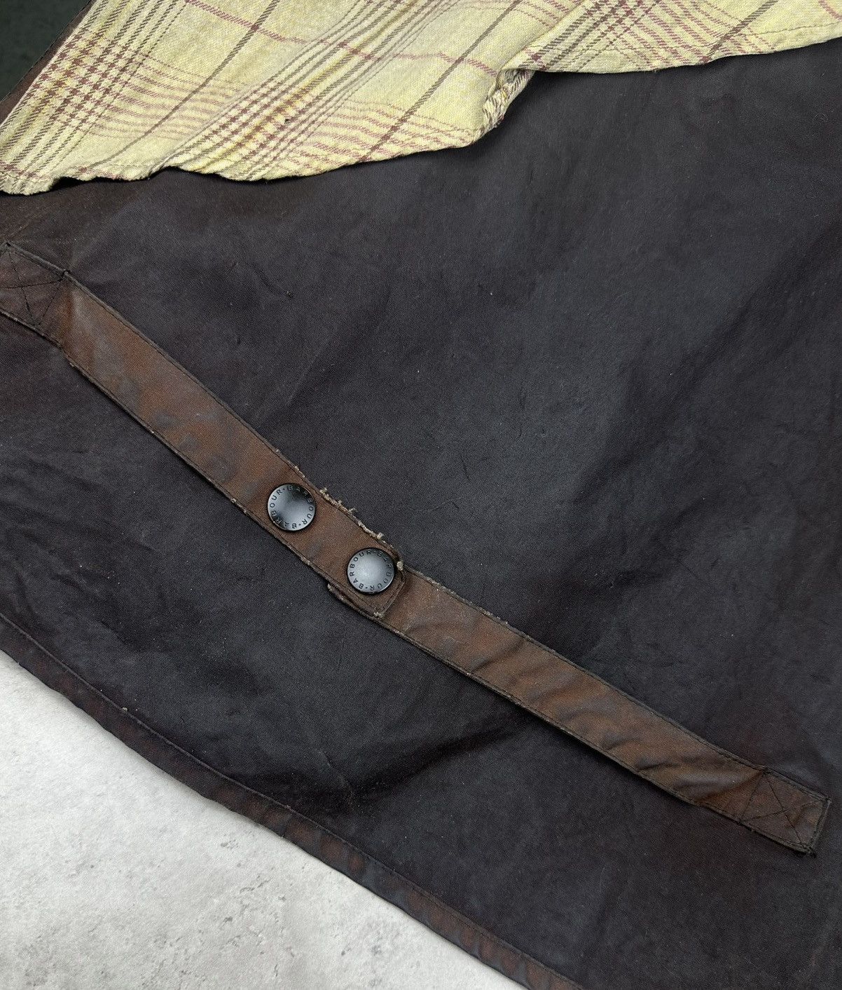 Barbour Barbour Stockman Waxed Cotton Hooded Long Coat Brown Size M Size US M / EU 48-50 / 2 - 11 Thumbnail
