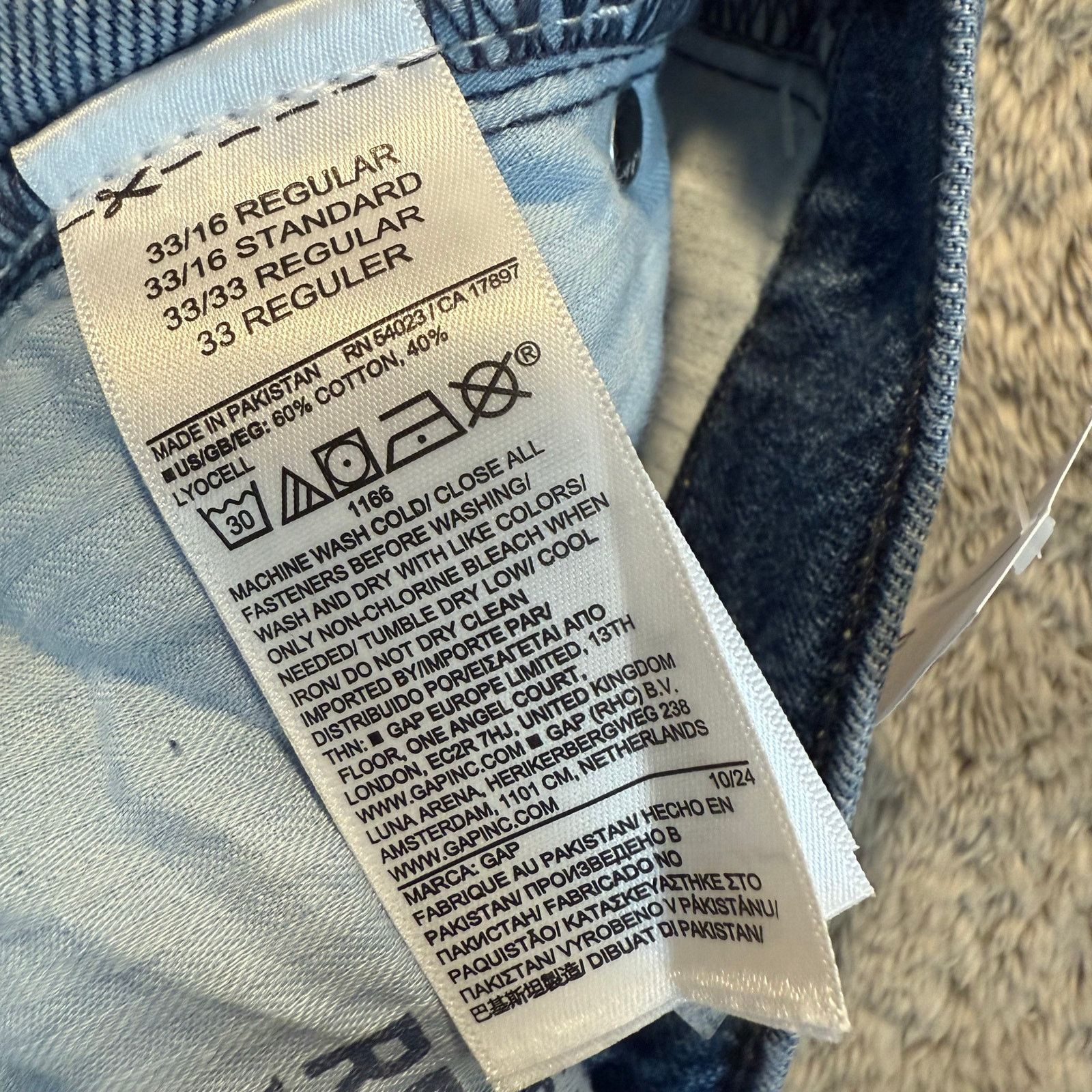 Gap NWT Gap Mid Rise UltraSoft Baggy Crop Jeans Wide Leg 33 16 Size 38" / US 16 / IT 52 - 6 Thumbnail