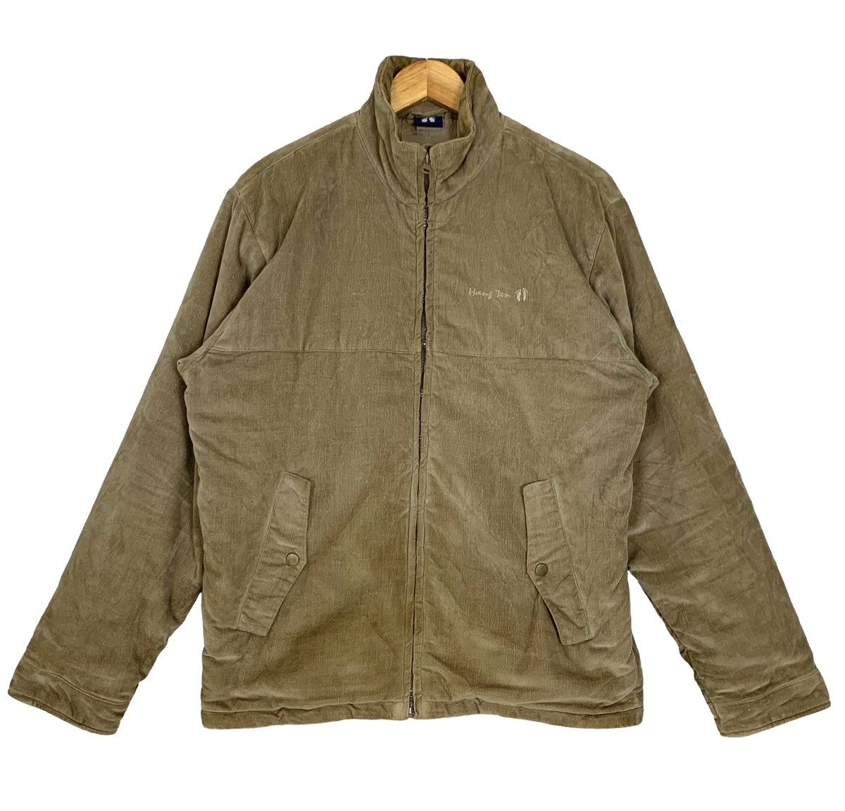 Vintage Hang Ten Surf Streetwear Small Logo Zipper Jacket