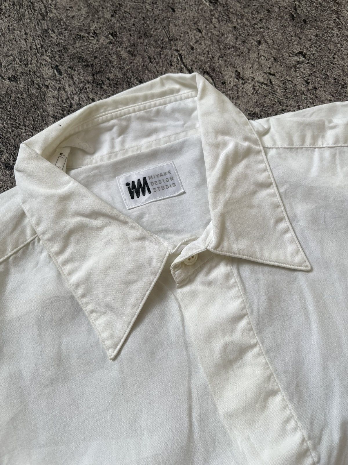 Issey Miyake Vintage Issey Miyake basic white shirt Size US M / EU 48-50 / 2 - 5 Thumbnail