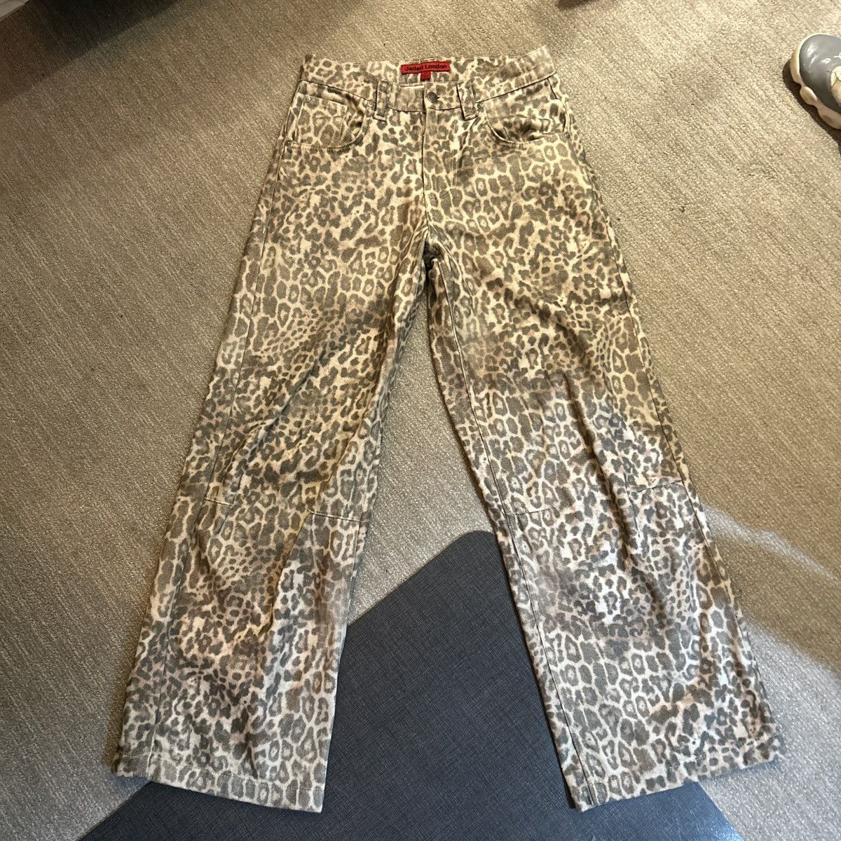Jaded London Men's Leopard Jeans Jaded London Leopard Fade
