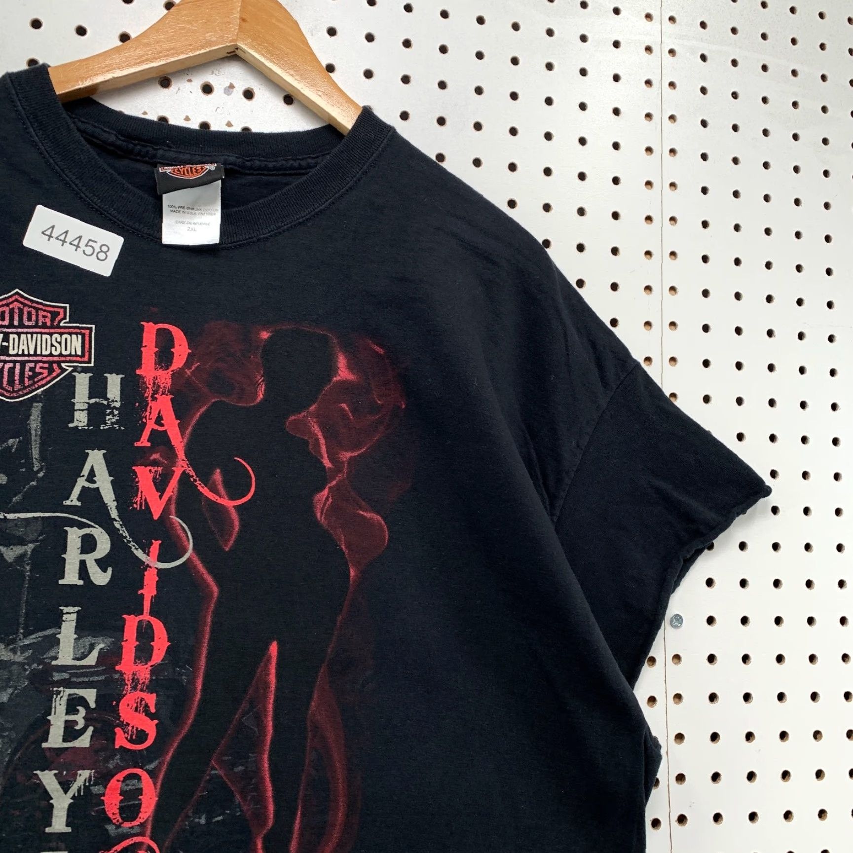 Harley Davidson VINTAGE Harley-Davidson Shirt Mens 2XL Black Sleeveless Crew Neck Graphic Print Band Biker Music Joliet IL Size US XXL / EU 58 / 5 - 7 Thumbnail