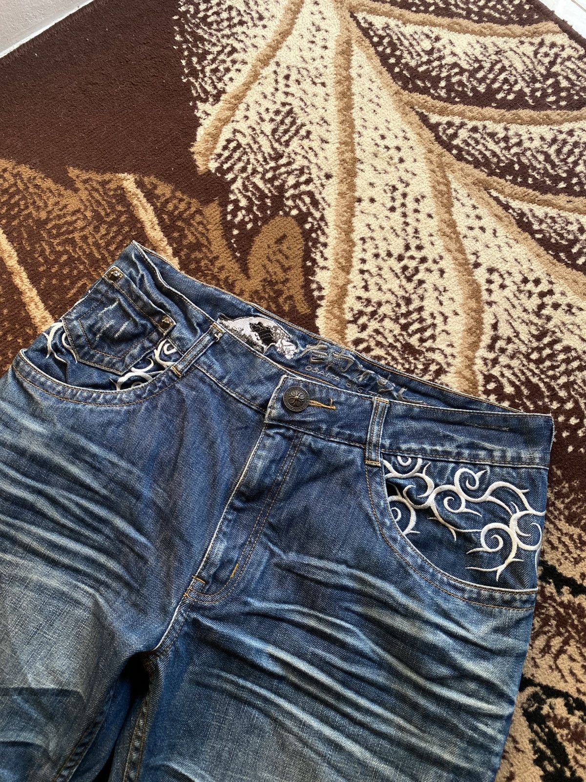 Hysteric Glamour Osaka Big Train Buckle Back Jeans Size US 34 / EU 50 - 3 Thumbnail