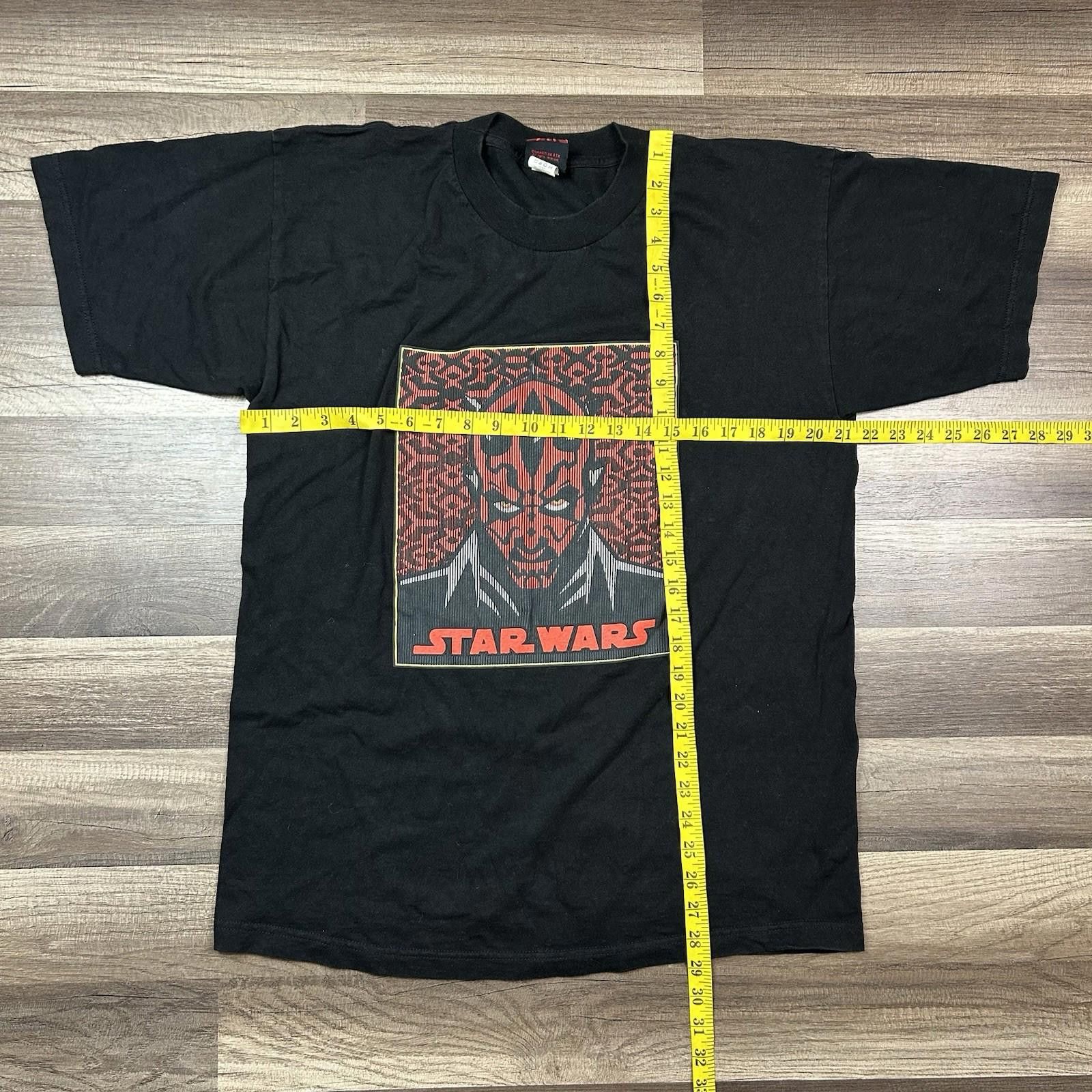 Star Wars VTG Star Wars Phantom Menace Darth Maul Shirt Sz L Size US L / EU 52-54 / 3 - 3 Thumbnail