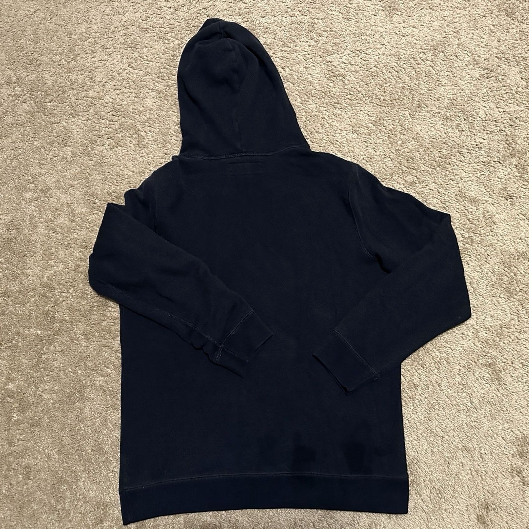 Abercrombie & Fitch Abercrombie & Fitch Hoodie Mens Medium Blue Pullover Fleece Embroidered Logo Soft Size US M / EU 48-50 / 2 - 6 Thumbnail