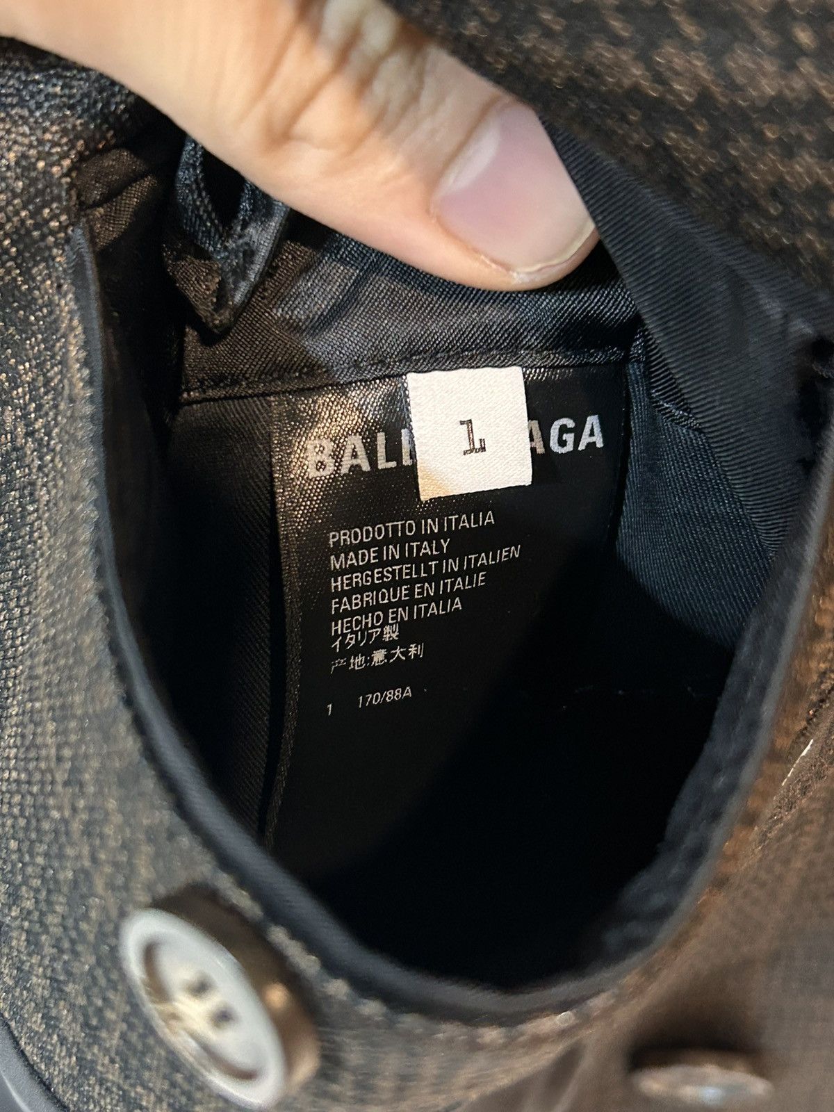 Balenciaga Balenciaga Double Breasted Engineered Blazer Size US XL / EU 56 / 4 - 7 Thumbnail