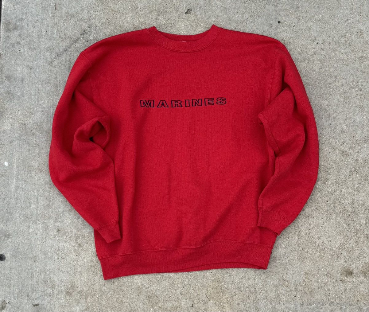 Other 90s Alore Marines red crewneck heavyweight cotton Size XL Size US XL / EU 56 / 4 - 1 Thumbnail