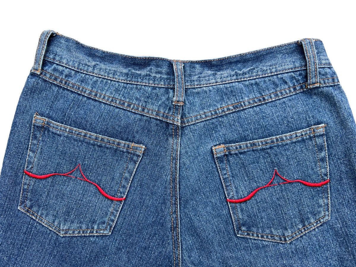 In The Attic In The Attic Distressed Patchwork Straight Denim Jeans 30x31 Size US 30 / EU 46 - 6 Thumbnail