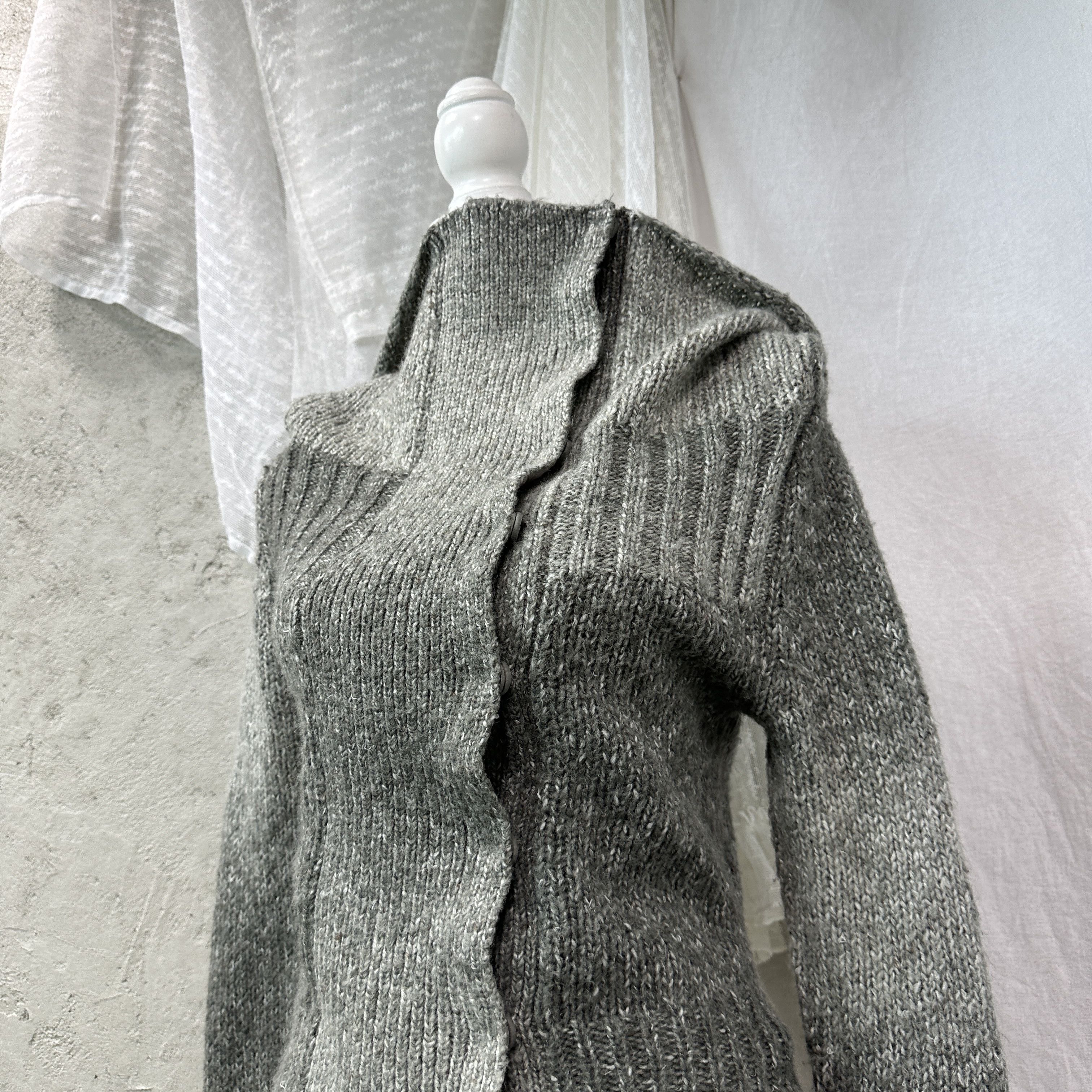 Vintage Vintage Grunge Butonned Bare Shoulders Sweater Y2K Size S / US 4 / IT 40 - 3 Thumbnail