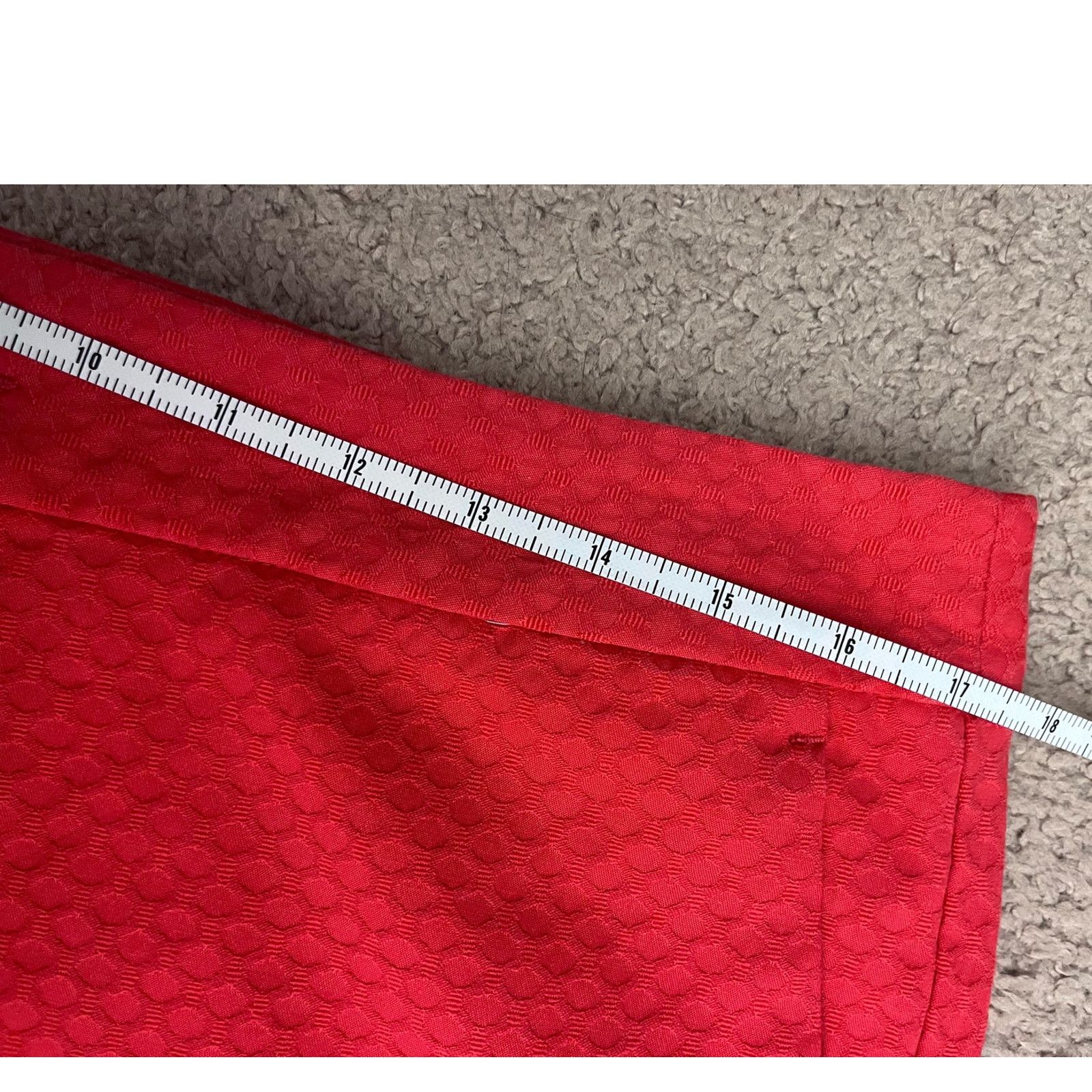 Banana Republic Women’s Red Banana Republic Work Slacks 10 Size 32" / US 10 / IT 46 - 3 Thumbnail